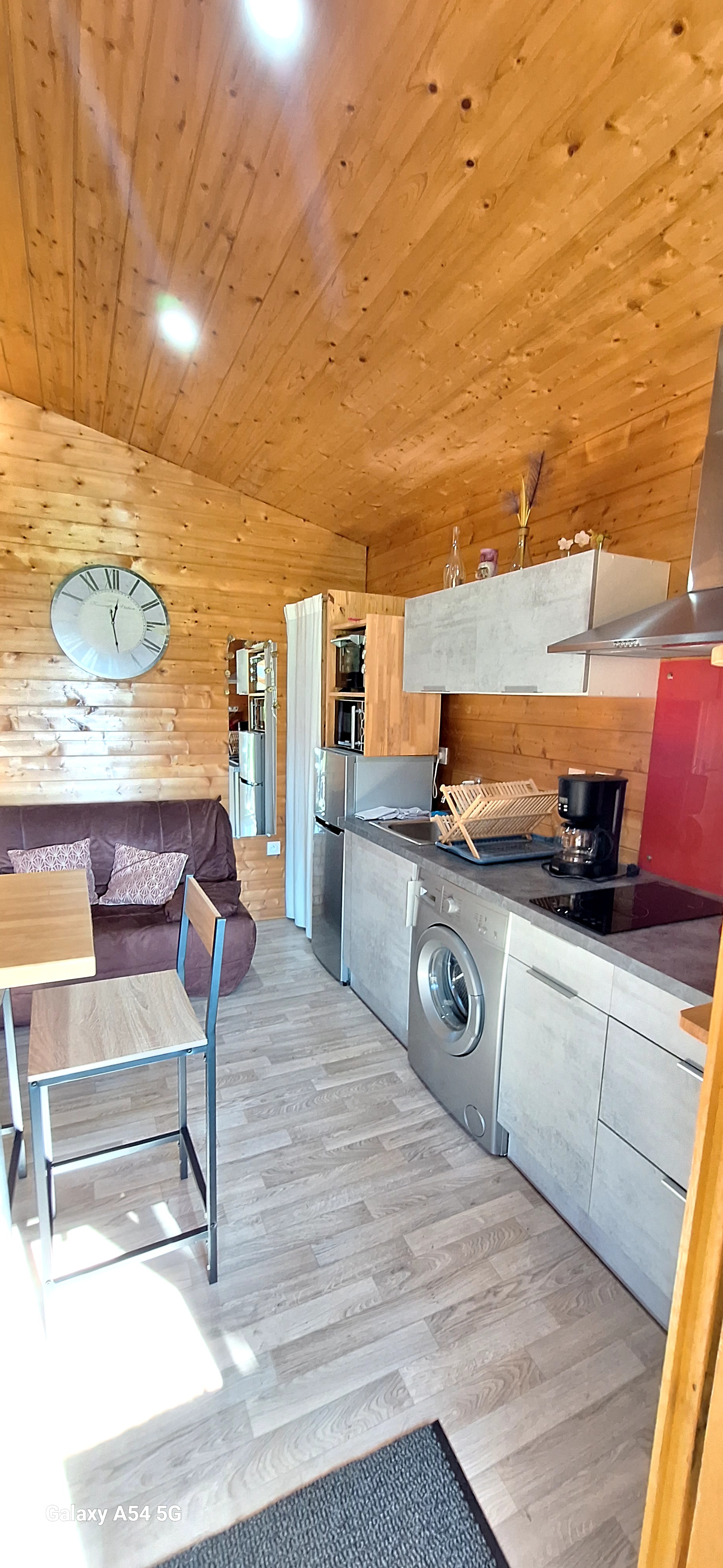 Le Chalet douillet — Chalet avec spa à Saint-Geniès en Dordogne à Saint-Geniès — chambre