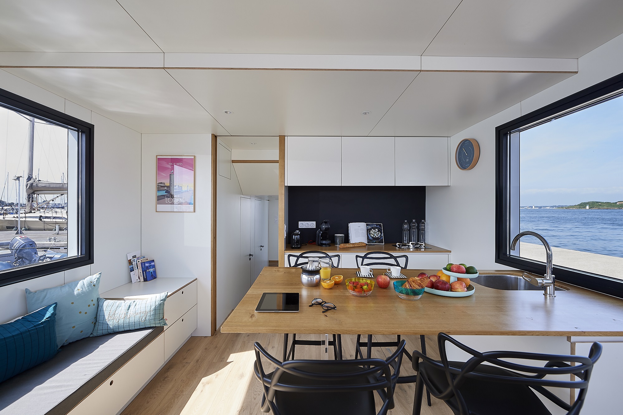 Évasion sur l'eau : Houseboat SeaLoft L'Endroit en Bretagne à Larmor Plage — détail architectural