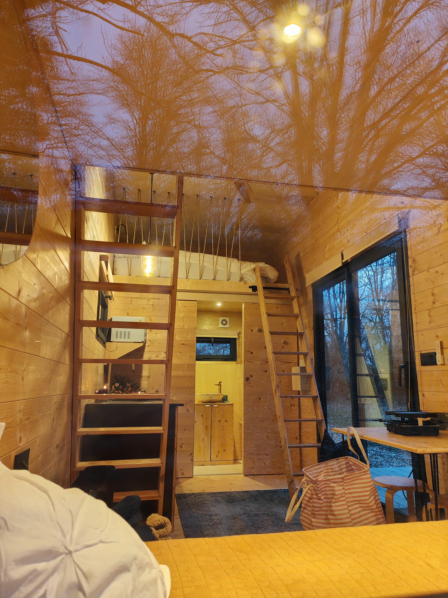 Moose Tiny House Ambur : une escapade insolite en Auvergne à Saint Jacques D'ambur — espace de vie