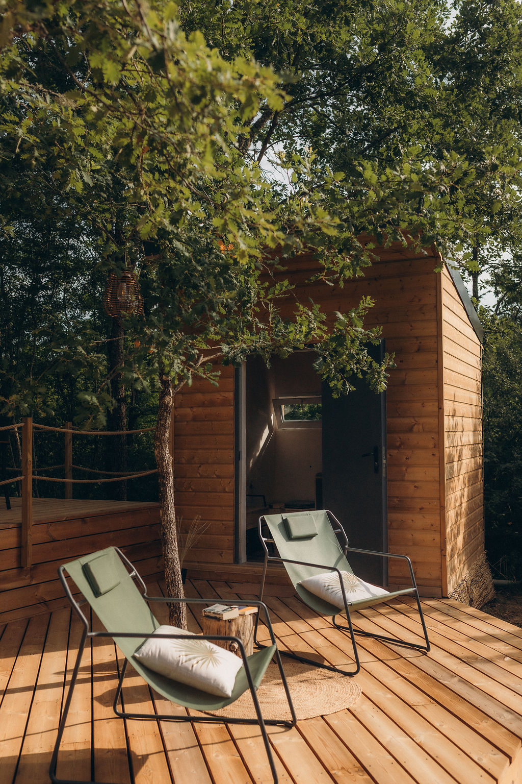 Cocon de verre avec Bain Nordique