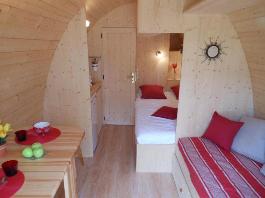 Évasion dans une cabane forestière avec spa en Rhône-Alpes à Vogüé — salle de bain