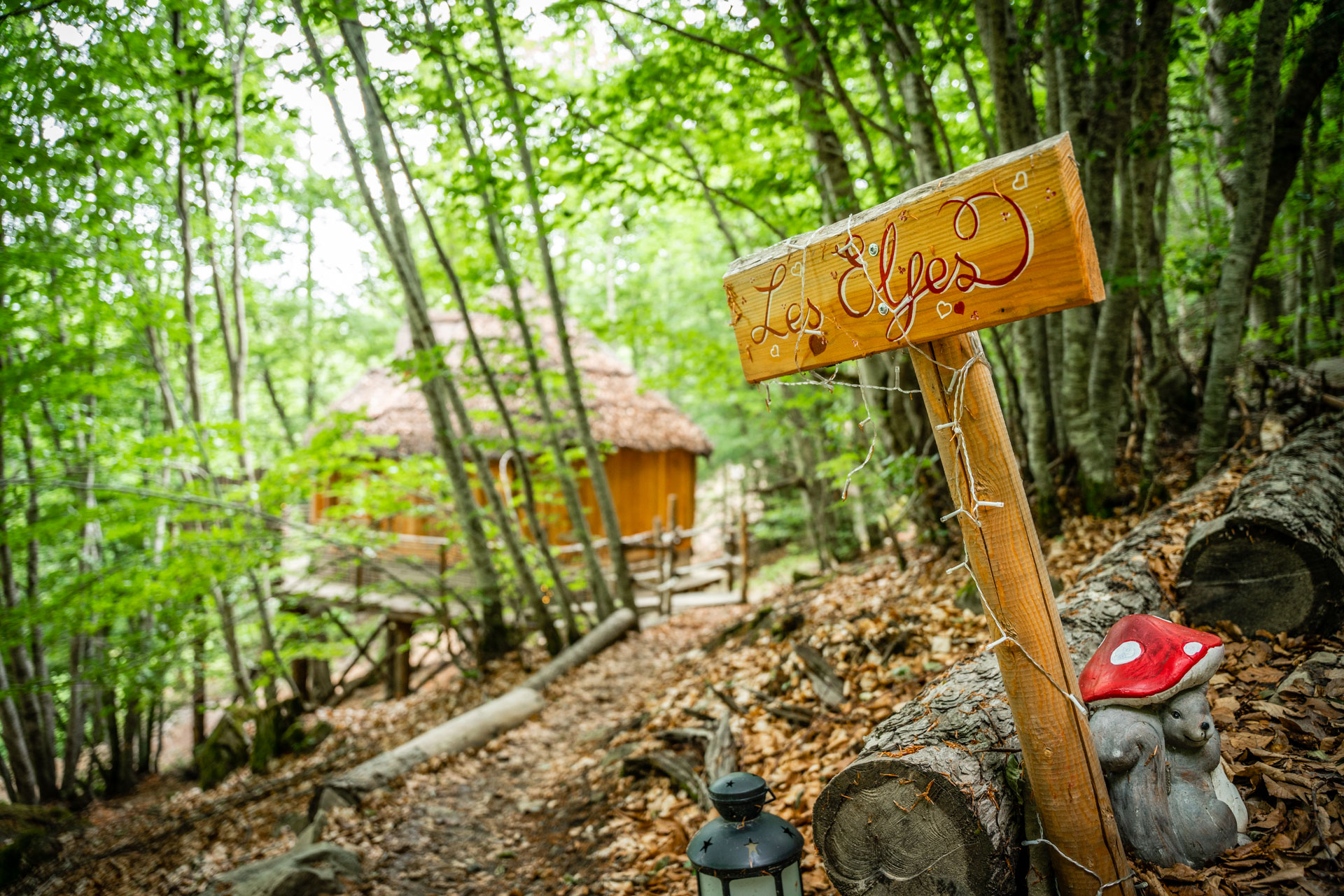 Cabane Spa Les Elfes : une escapade enchantée en hauteur à Saint Léger Les Mélèzes — vue intérieure
