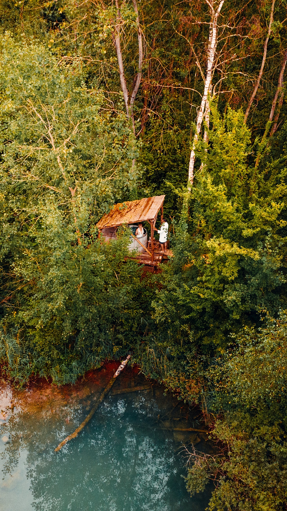 Cabane Spa Terra Cotta : une expérience unique en Picardie à St-Léger-Aux-Bois — détail architectural