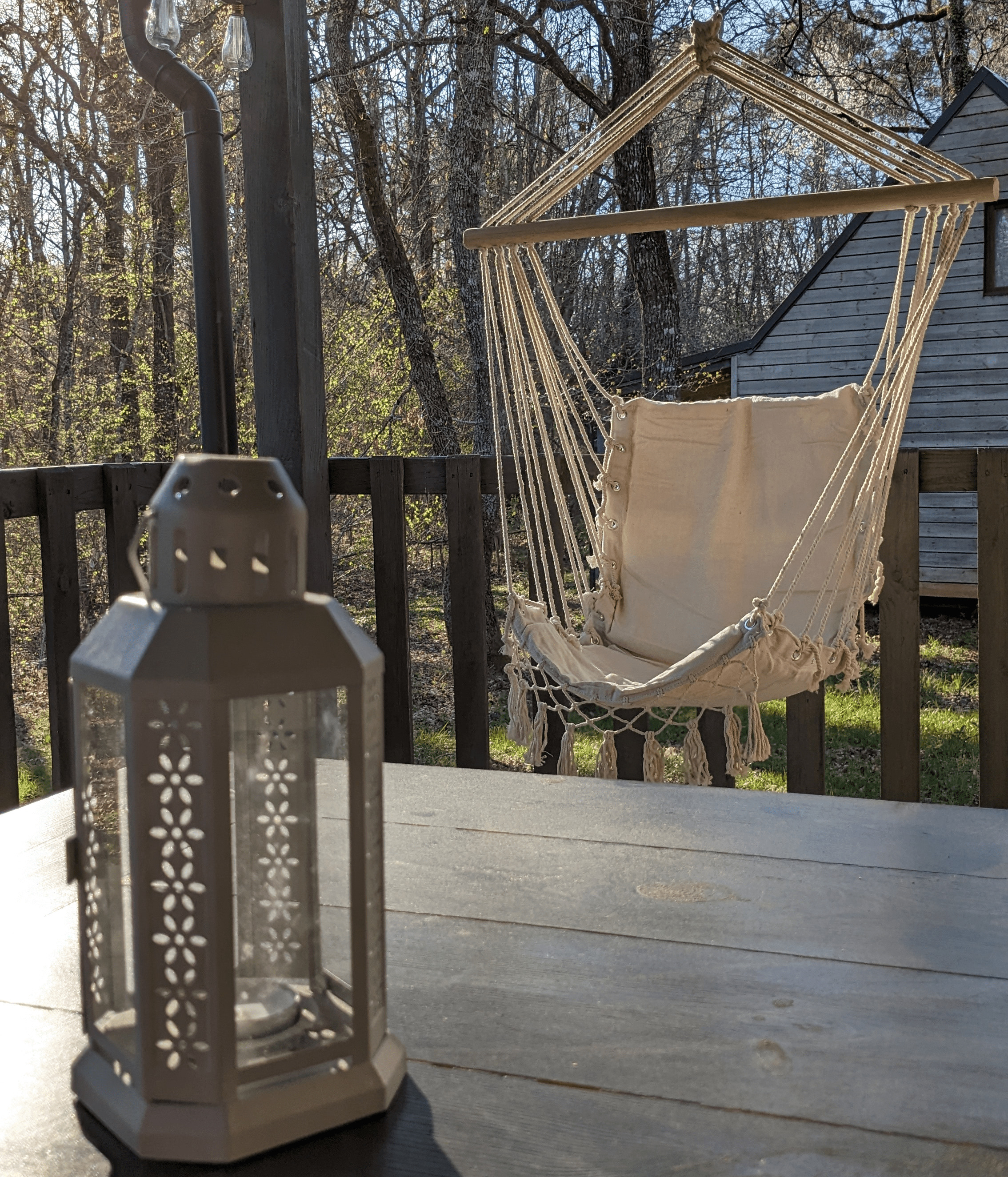 Chalet en bois de style néo-zélandais : une évasion en Aquitaine à Biron — chambre