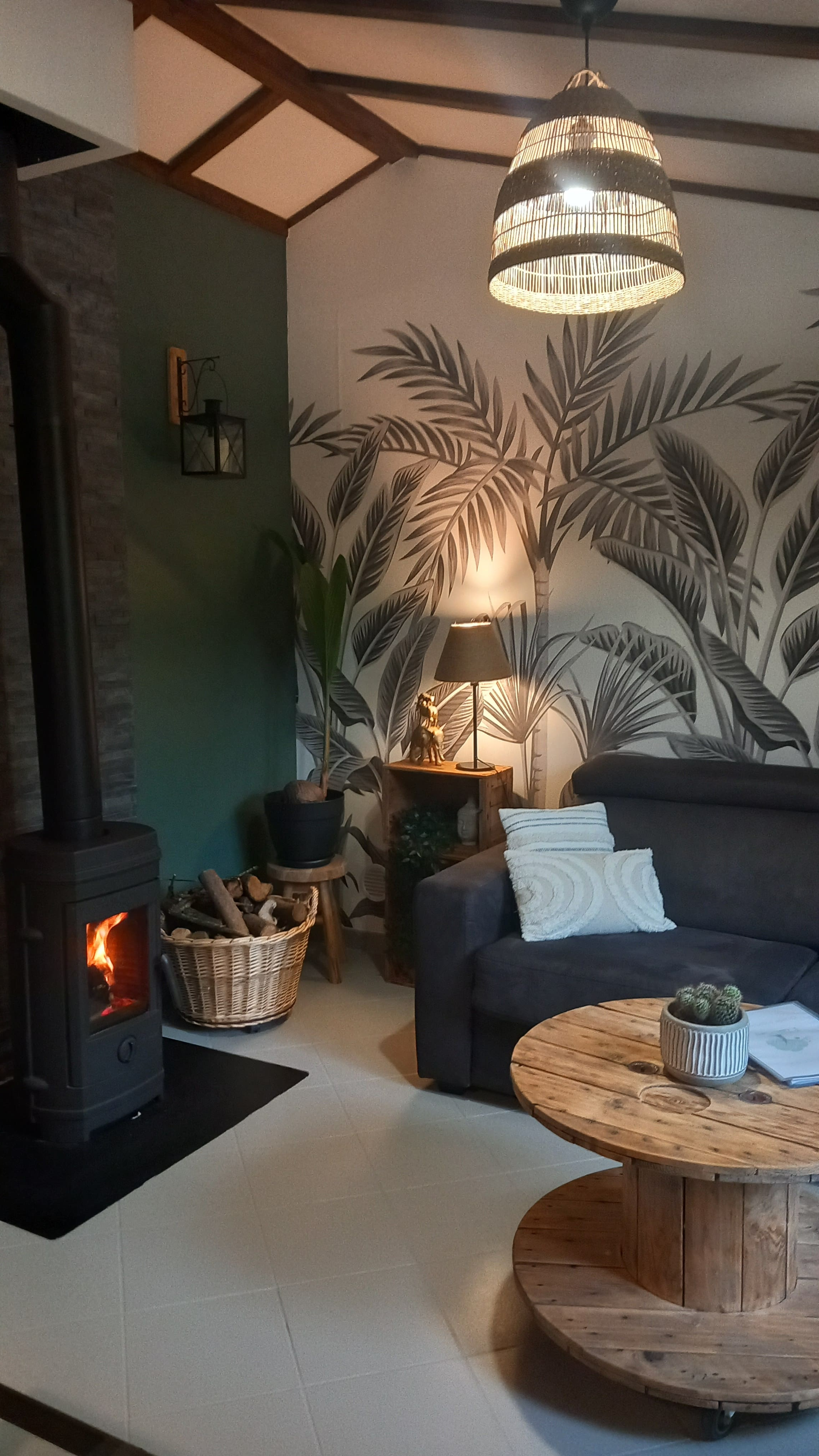 Le Cottage Exotique & SPA — Chalet bien-être à Eure à Évreux — vue depuis la terrasse