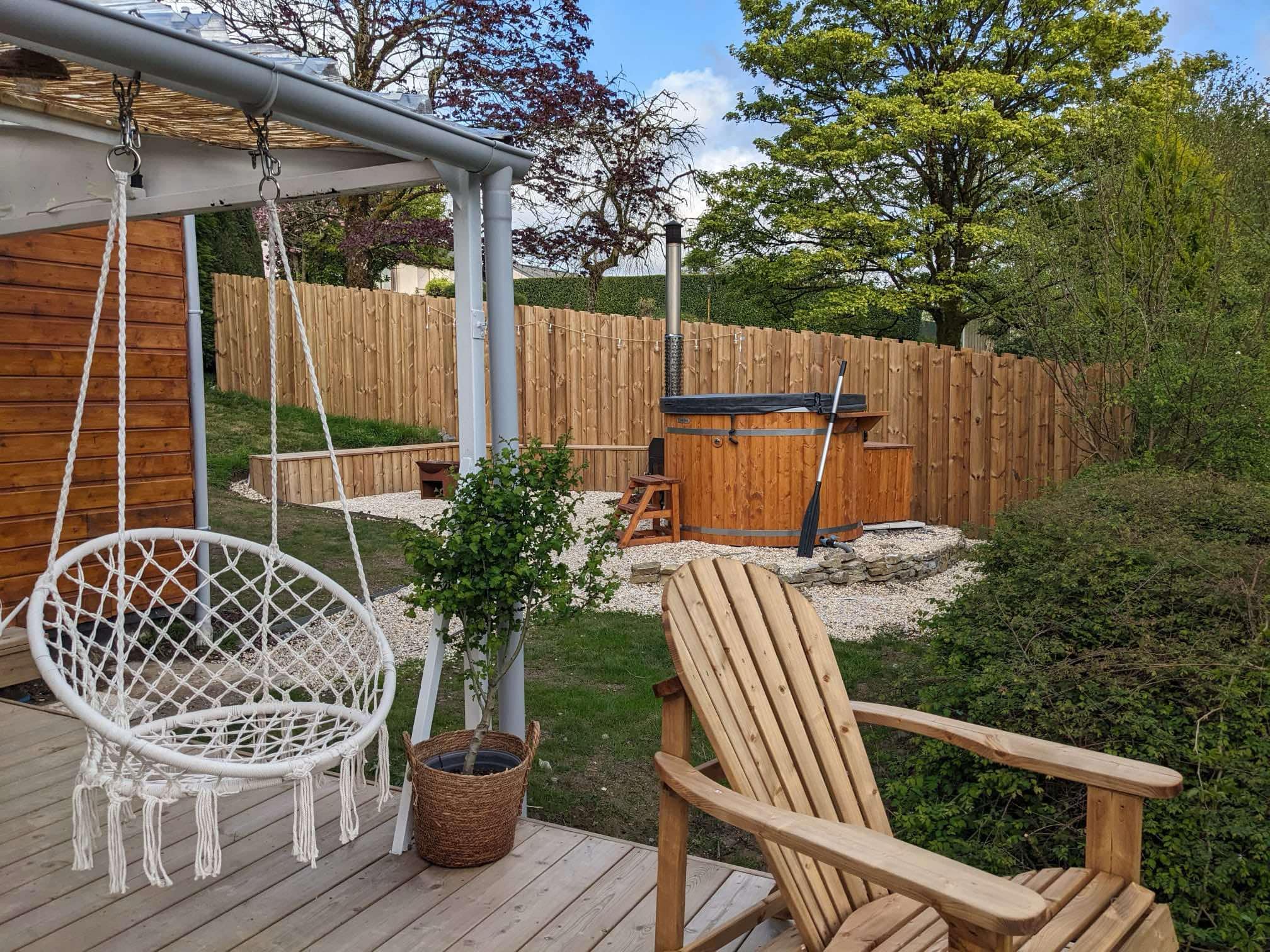 Le Lodge de Saint Jean — Cabane avec spa à Saint Jean (Manche) à Saint-Lô — vue intérieure