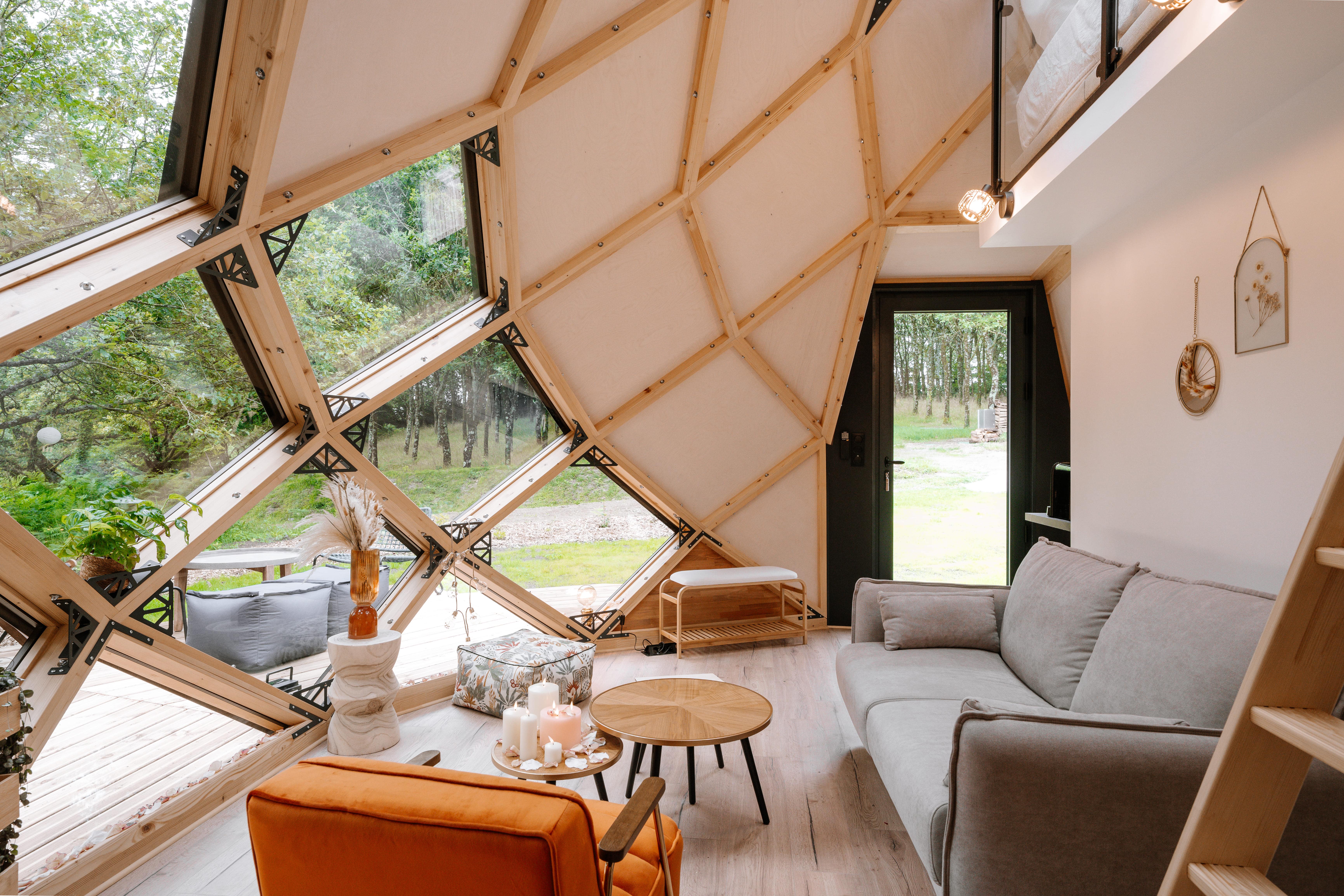 Le zome : Nuit sous les étoiles & spa privatif