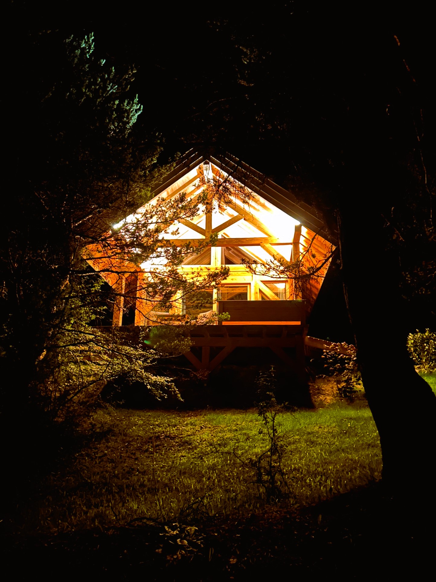 Chalet l'Attrape Rêve - Cabane sur pilotis avec spa privatif à Chorges — environnement naturel