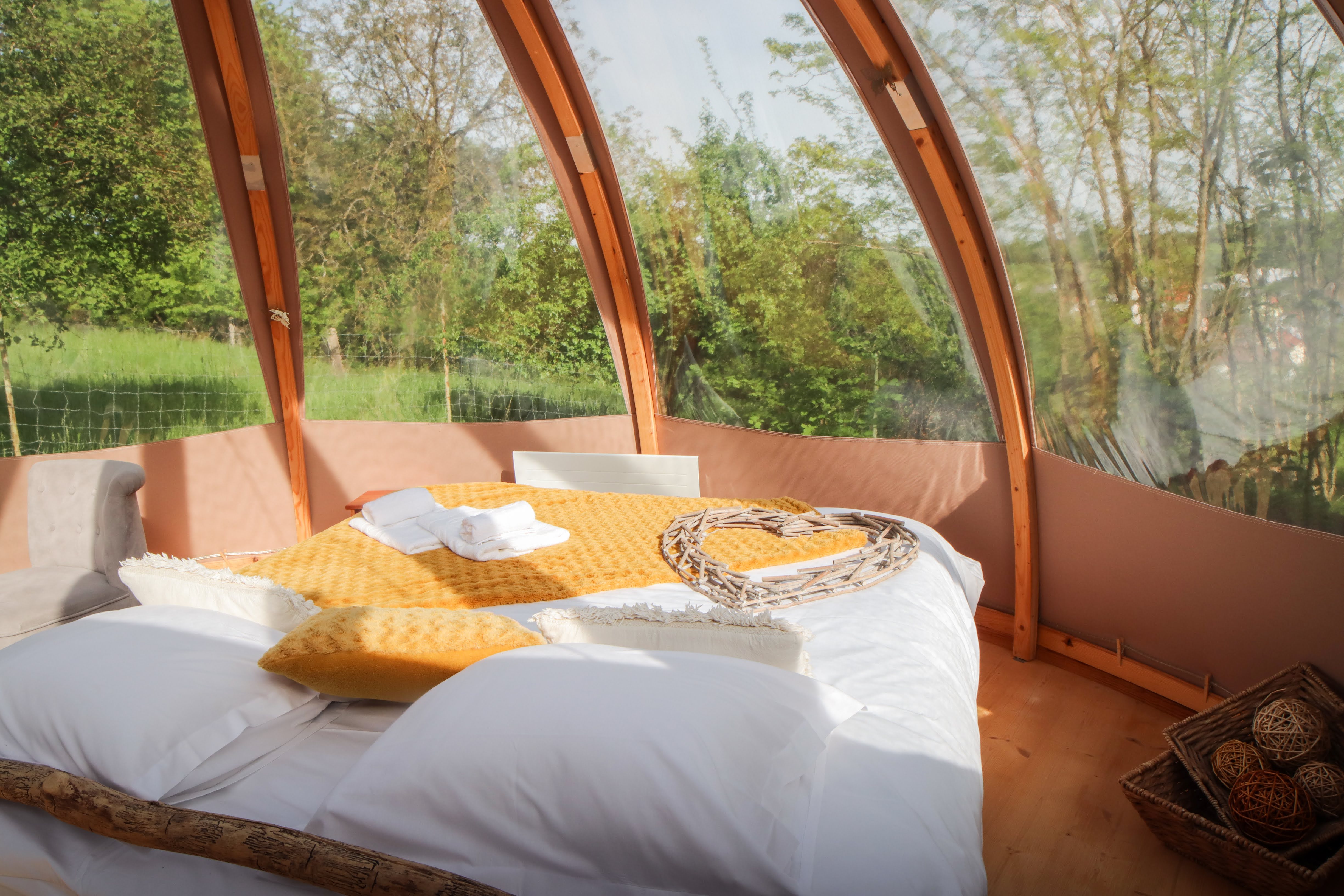 Vénus : un wigwam enchanteur en Alsace à Niederbronn-Les-Bains — espace de vie