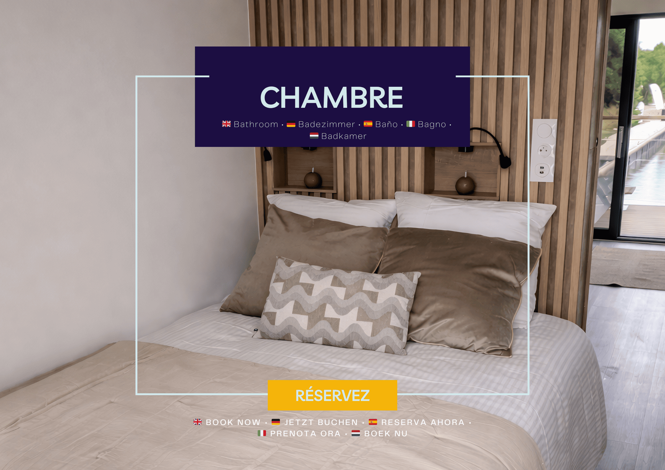 Houseboat Camargue — Péniche moderne avec spa à Sète (Gard) à Sète — salle de bain