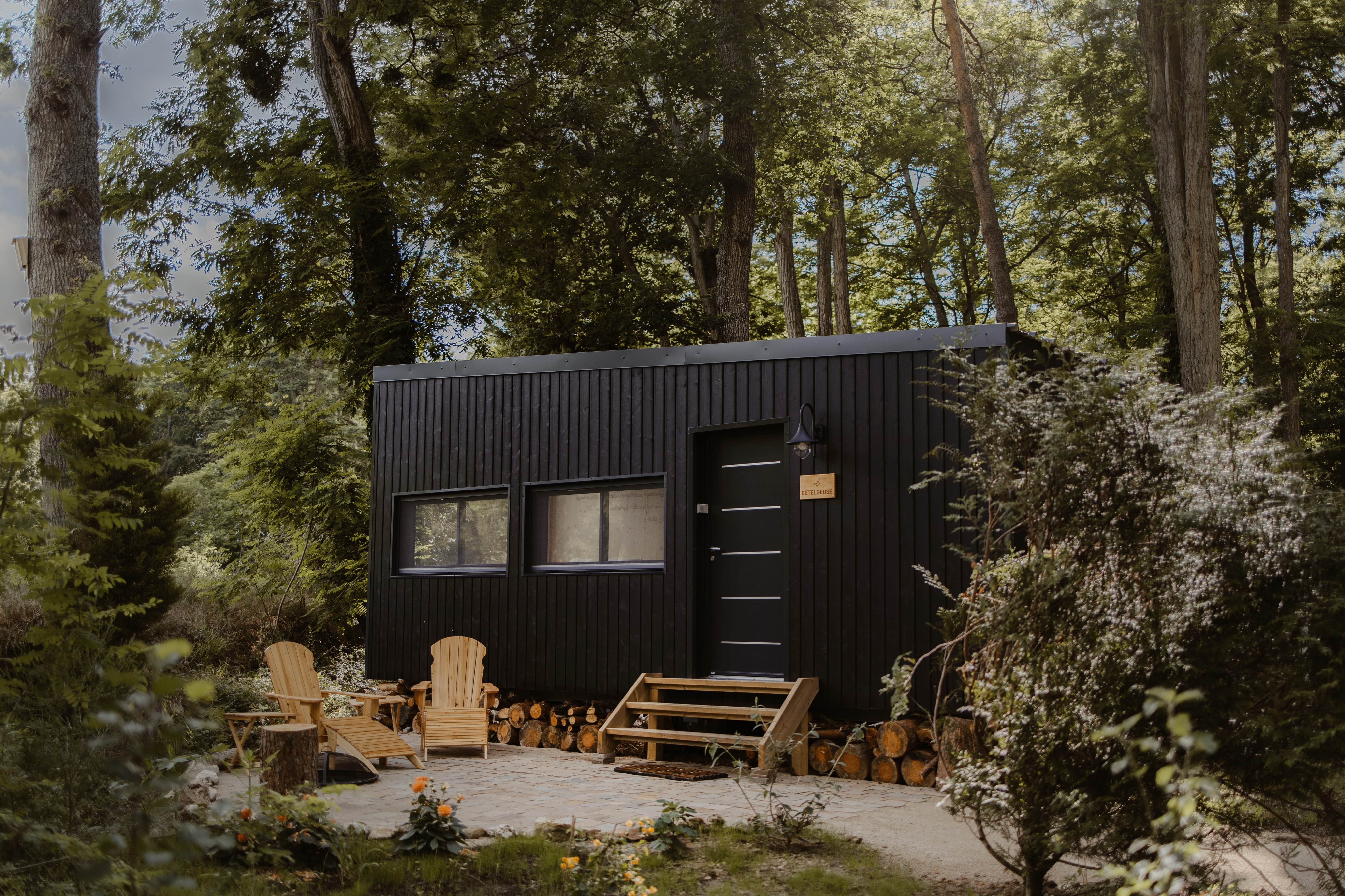 Bételgeuse — Tiny House avec spa à Châteauroux (Loiret) à Châteauroux — vue intérieure