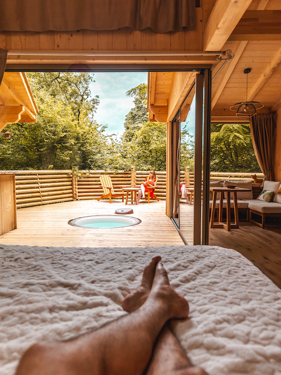 Cabane Spa Harmonie : une immersion dans les arbres en Picardie à Rosoy-En-Multien — espace de vie