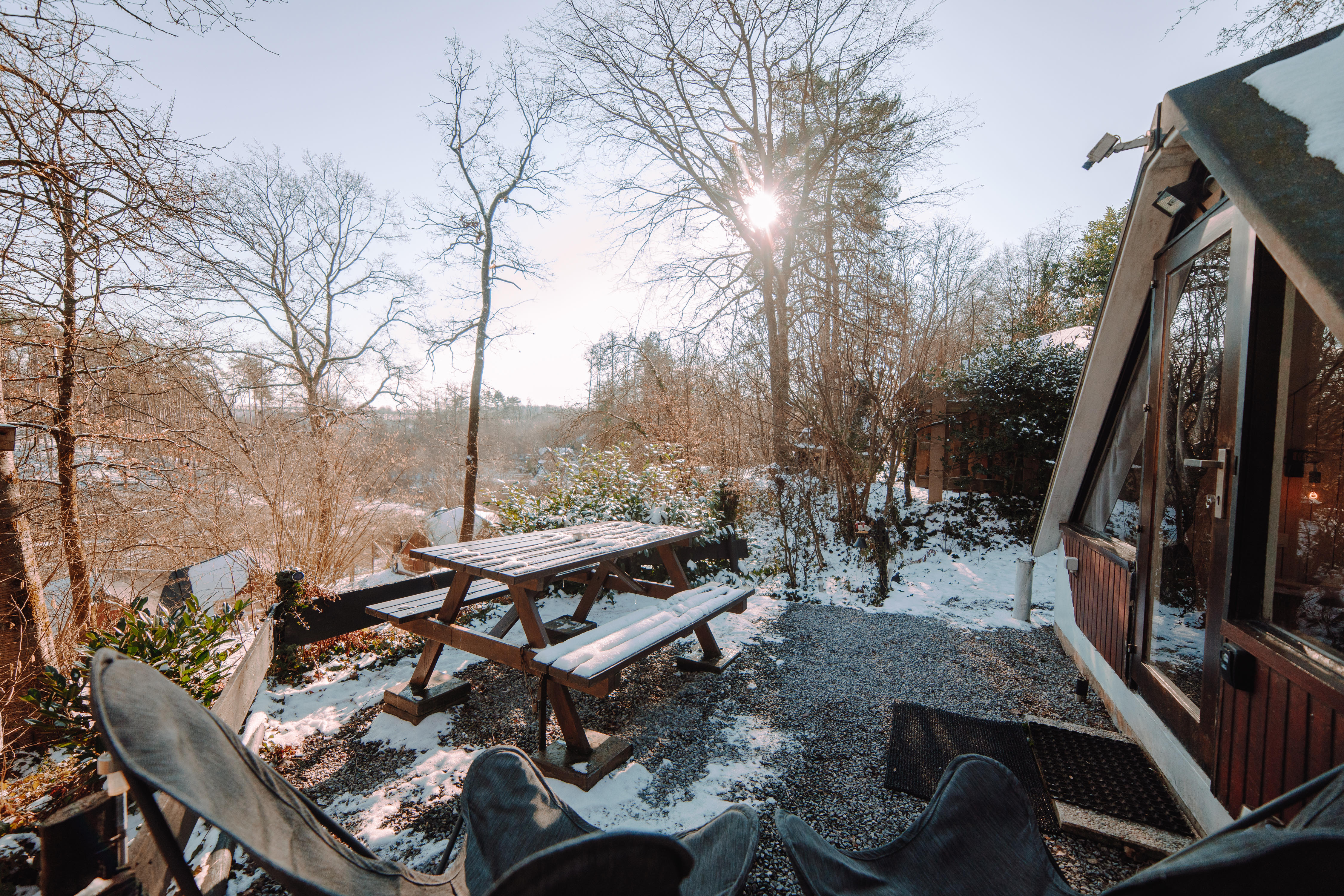Chalet Boréal : Évasion au cœur des bois en Wallonie à Gesves — espace de vie