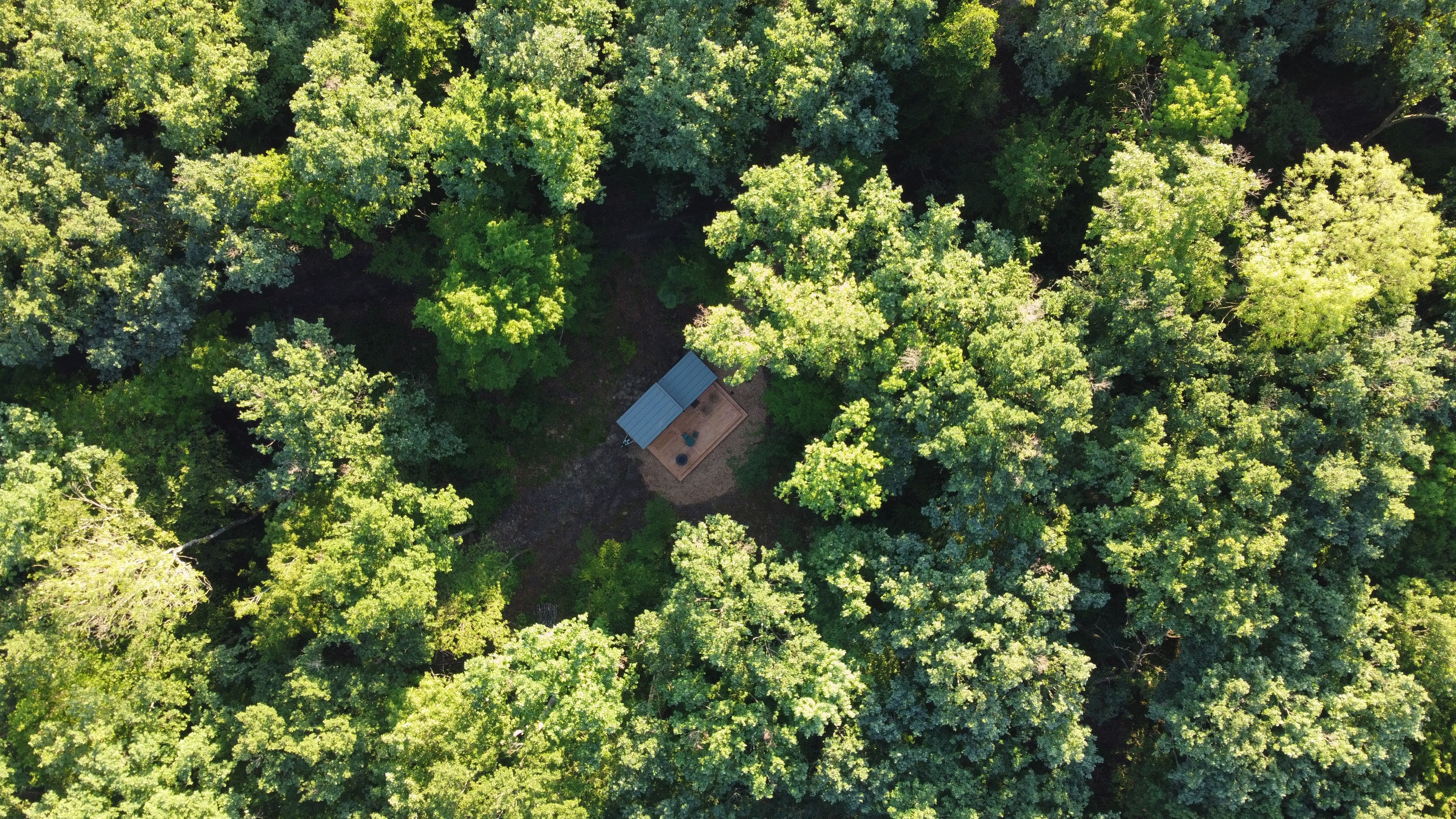 Tiny House Inspire : une escapade au cœur de la nature à Saint-Laurent — vue intérieure