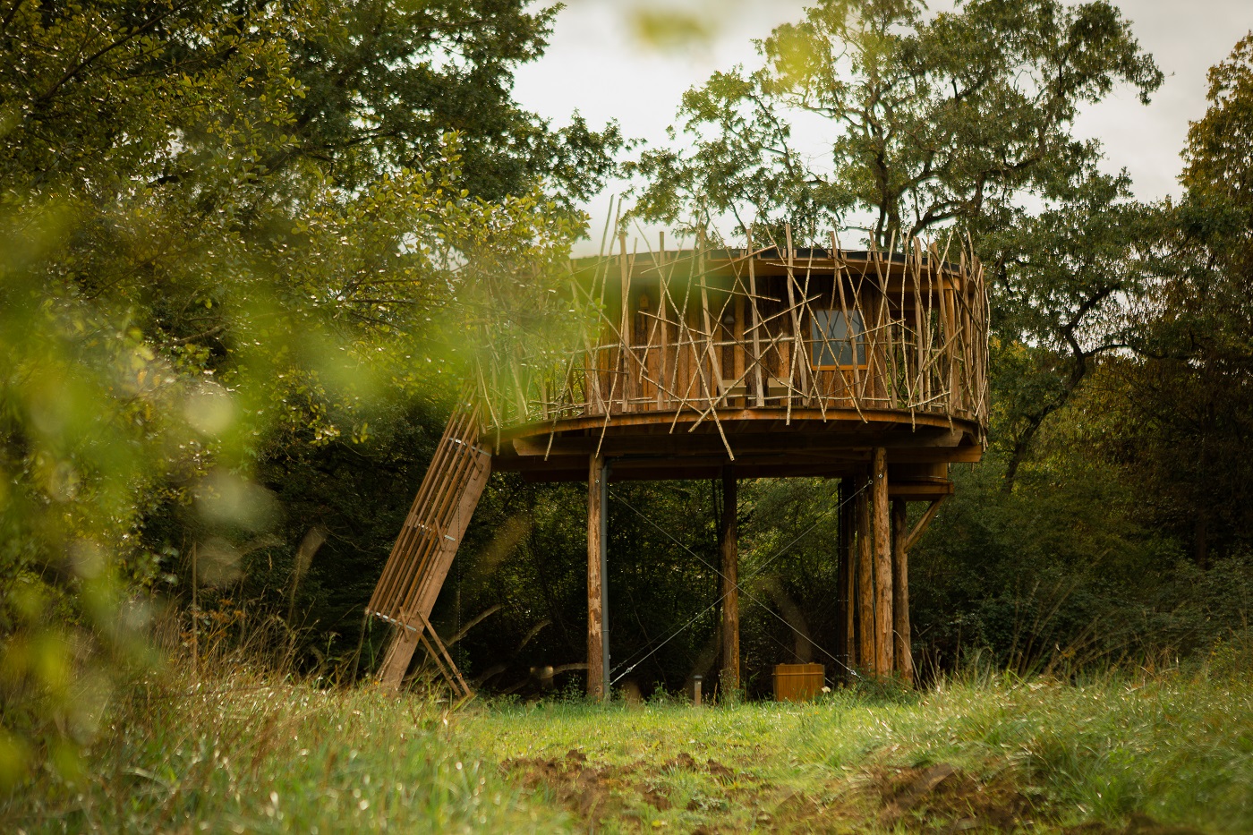 Cabane Spa Havre de Paix : une évasion en Picardie à St-Léger-Aux-Bois — vue intérieure