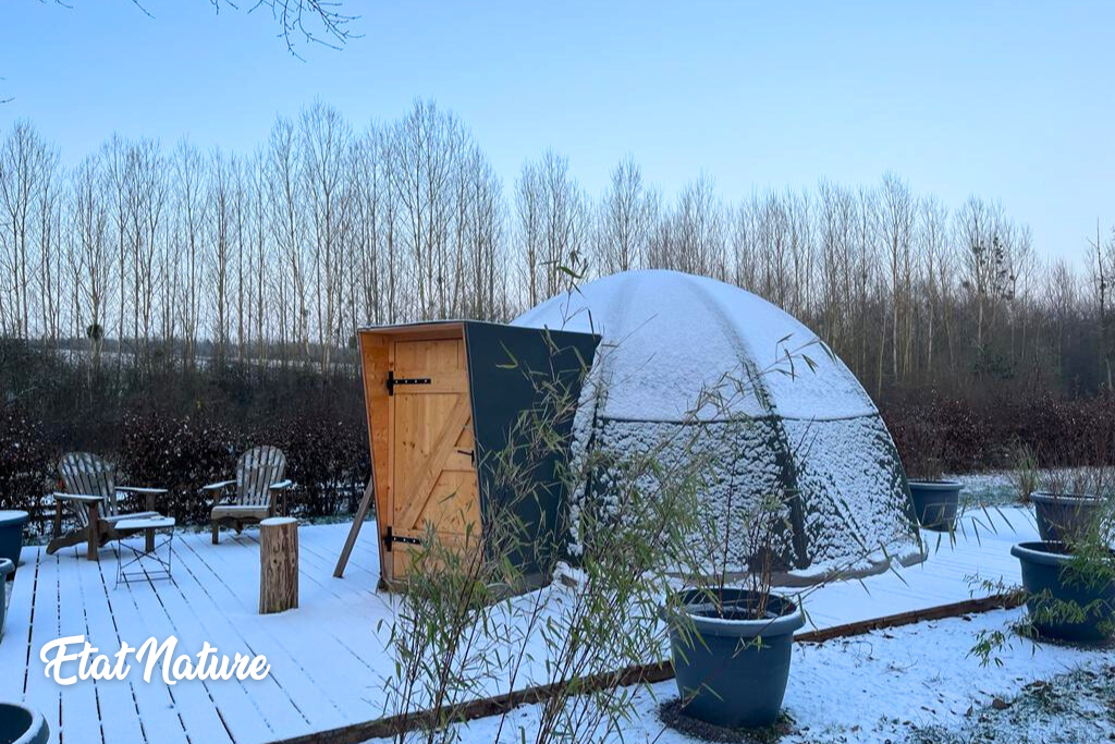 La bulle nuage d'État Nature — Nuit étoilée en Lorraine à Vandières — environnement naturel