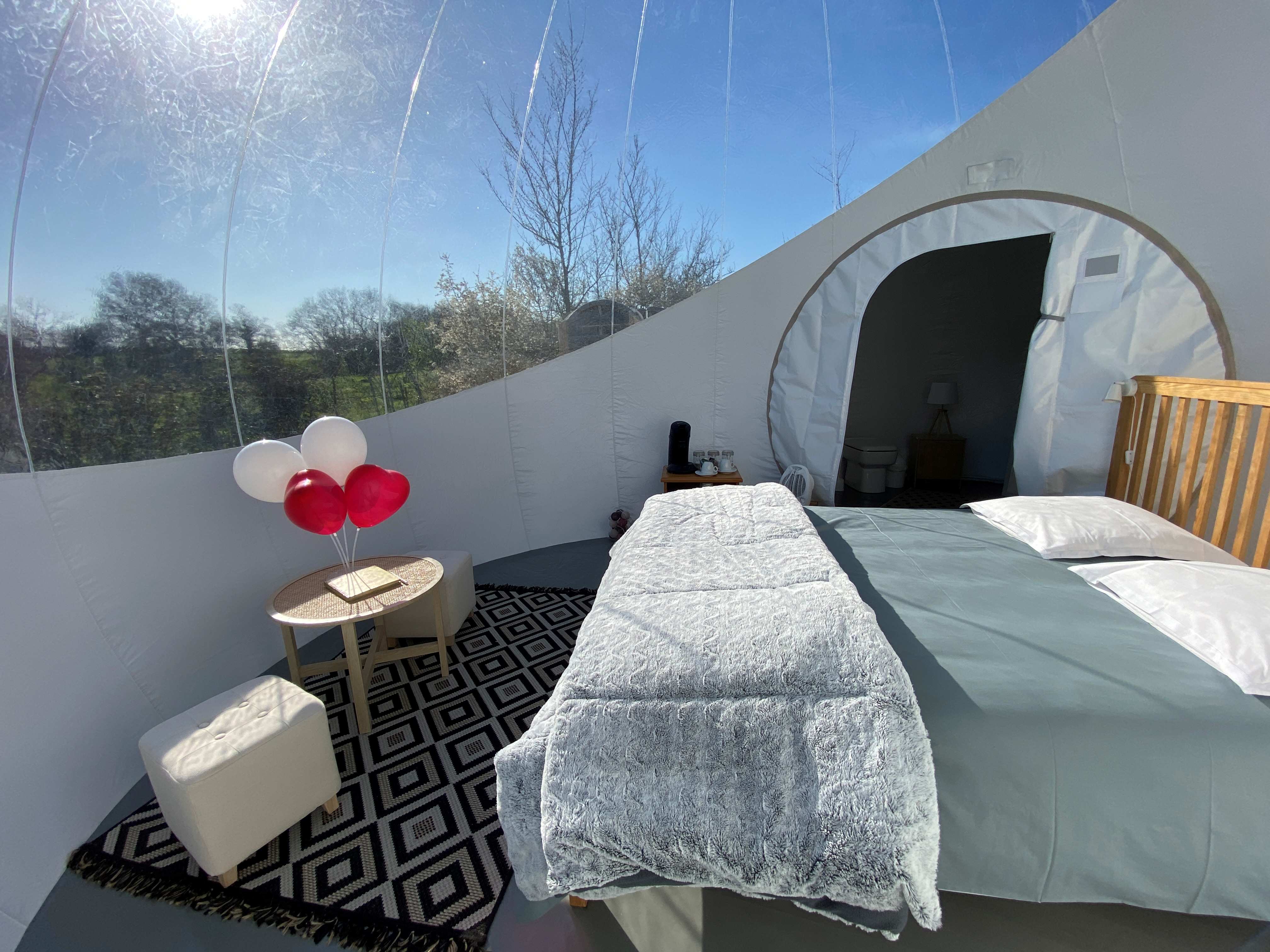 La Bulle Belle de Nuit — Nuit étoilée à Deux-Sèvres à Argentonnay — salle de bain