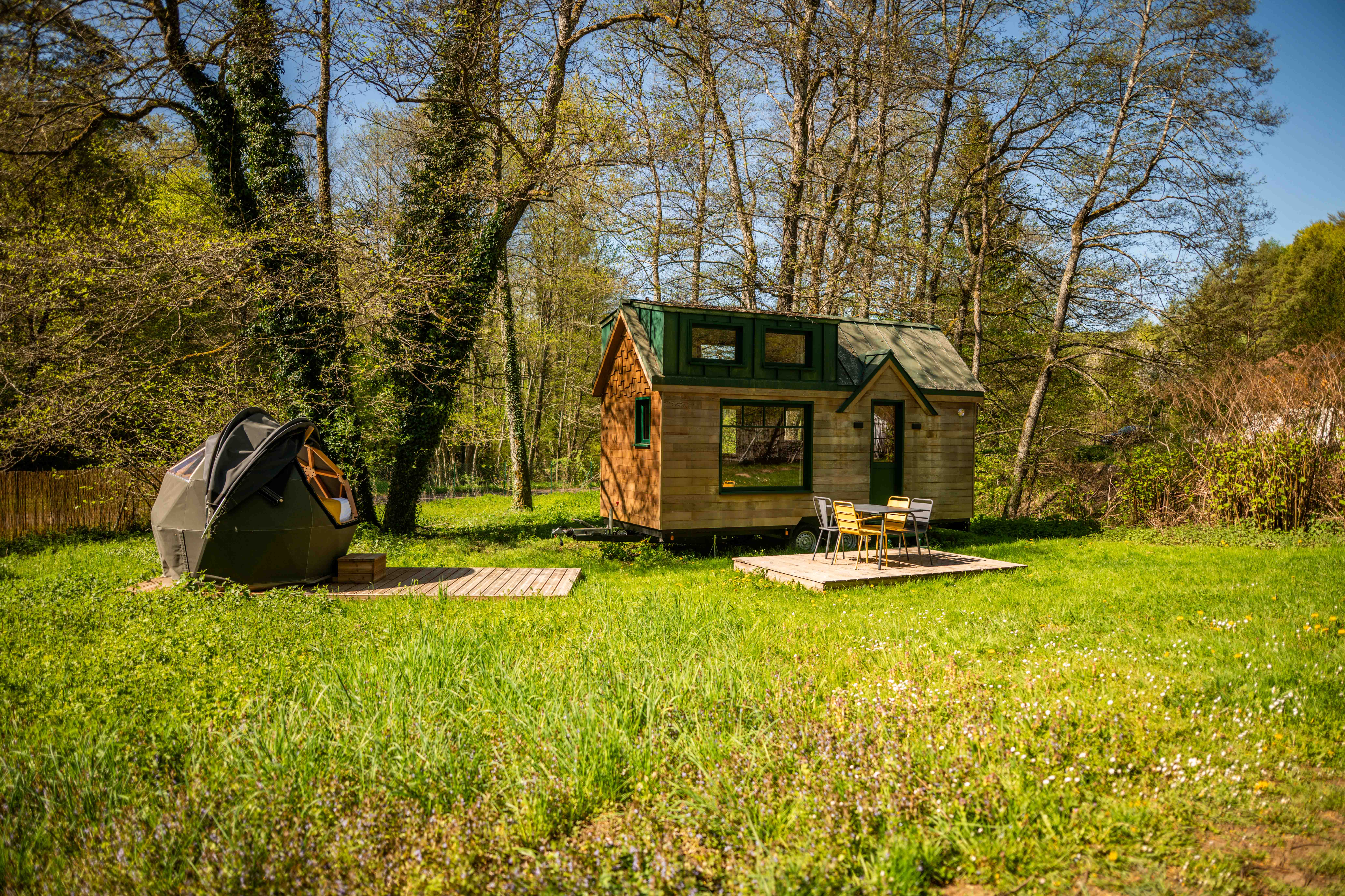 Dodomy House - Salamandre — Dôme avec spa à La Combe Rossignol