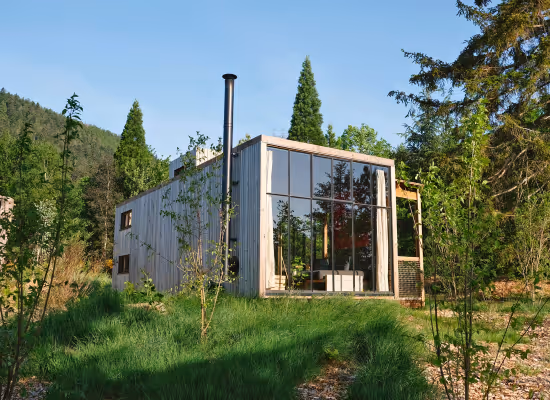 Nutchel Cabane Cosy pour 6 — Cabane avec spa à Aube