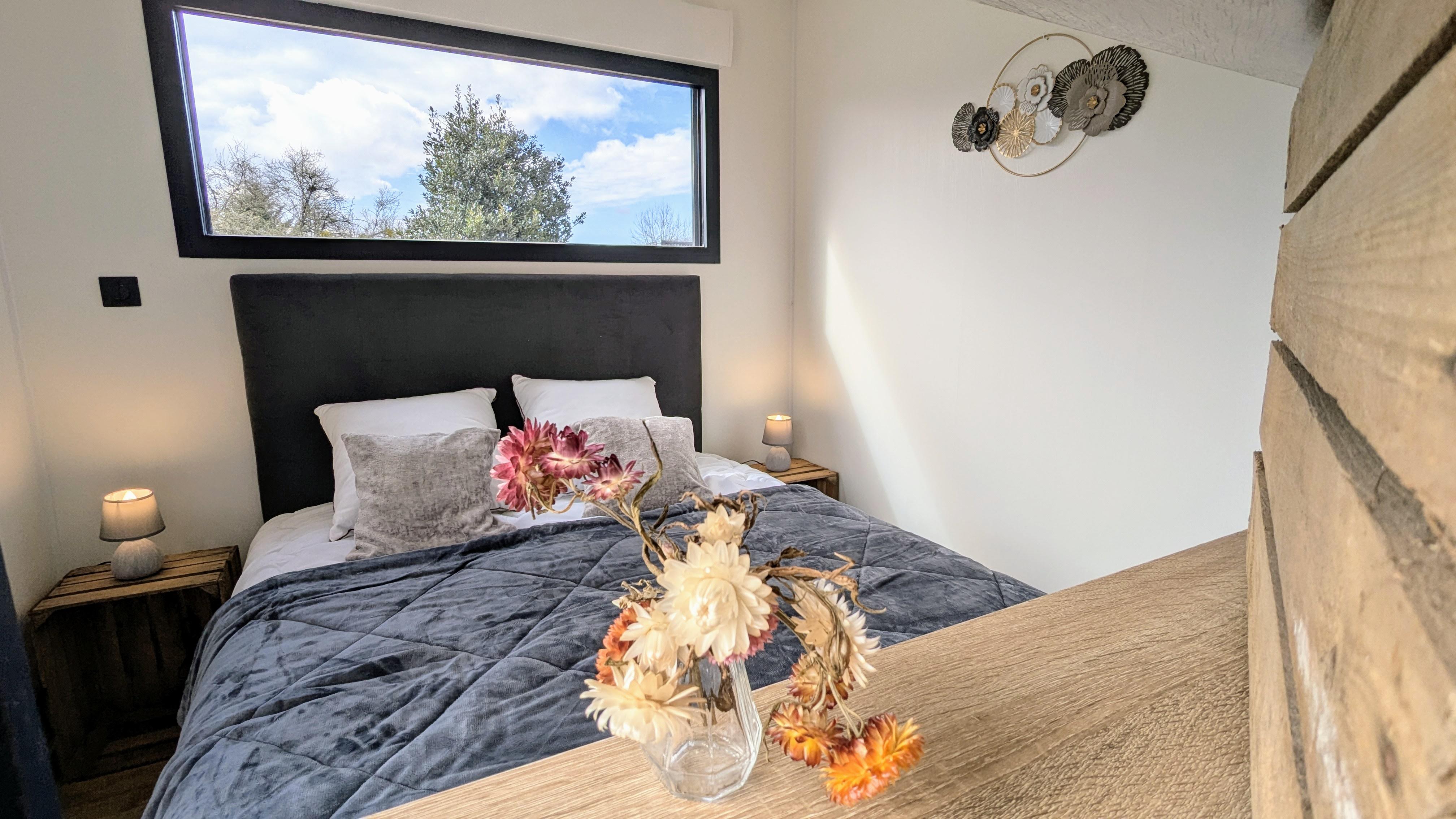 Ecolodge Le Pinot Blanc — Séjour relaxant avec spa à Aube à Dolancourt — chambre