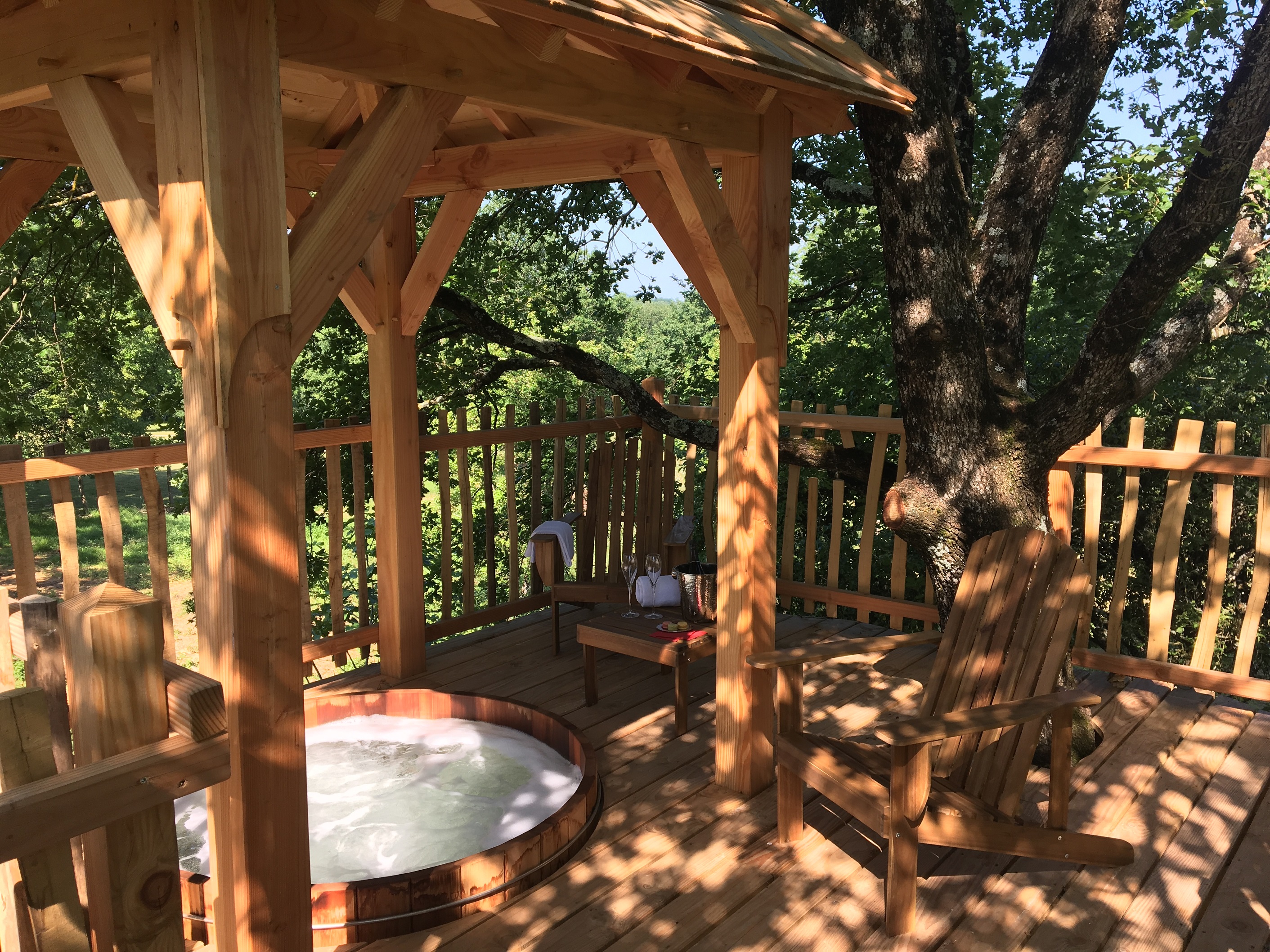 Cabane Jardin & Spa : une évasion en Aquitaine à Monsac — environnement naturel