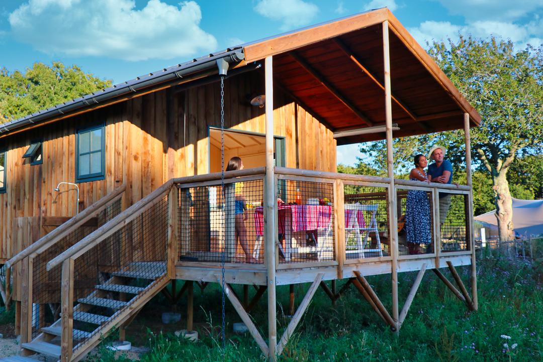 Évasion en cabane sur pilotis en Bretagne