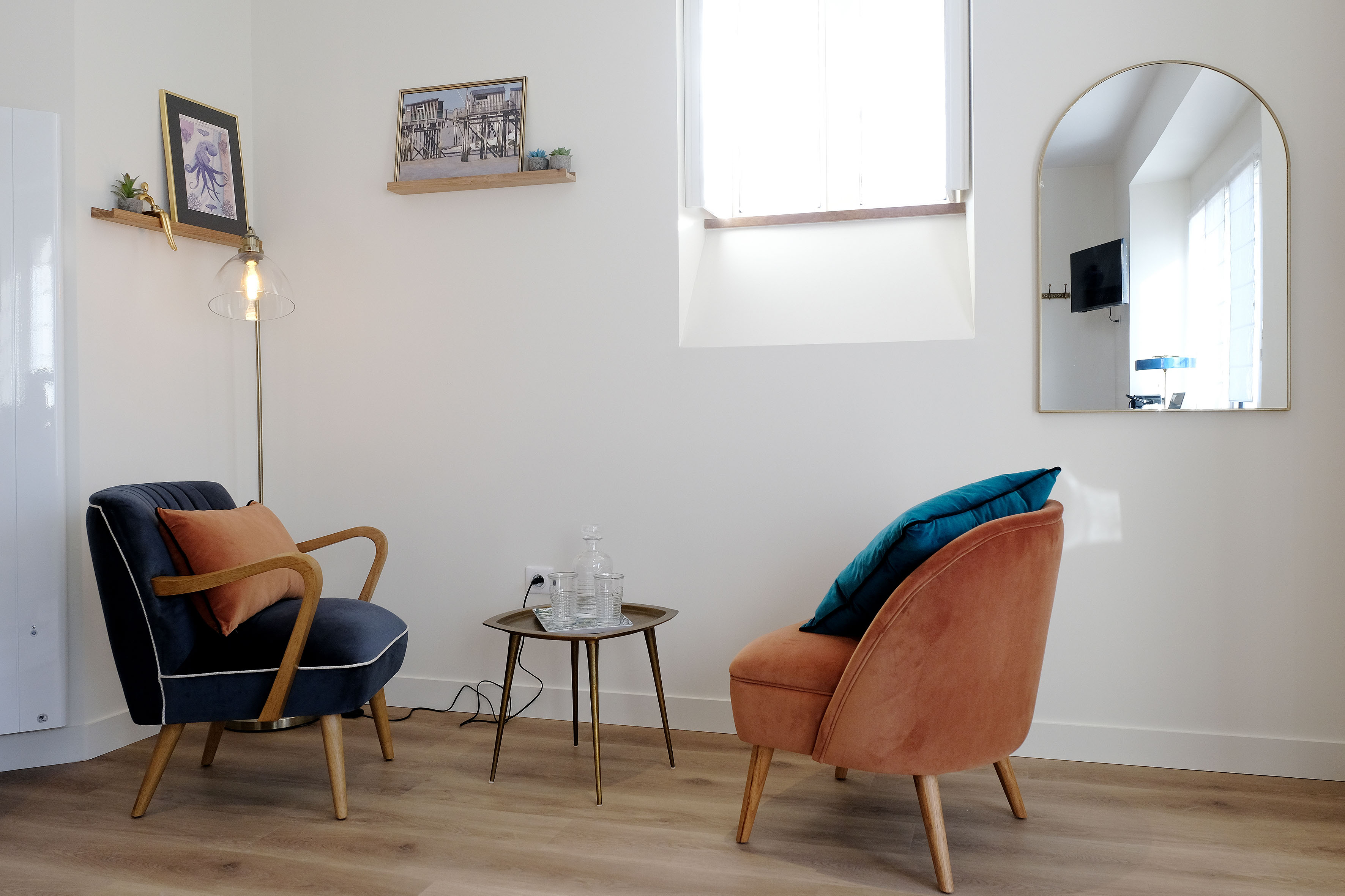 La Boucholeuse — Chambre d'hôtes avec spa à Charron (Charente-Maritime) à La Rochelle — vue intérieure