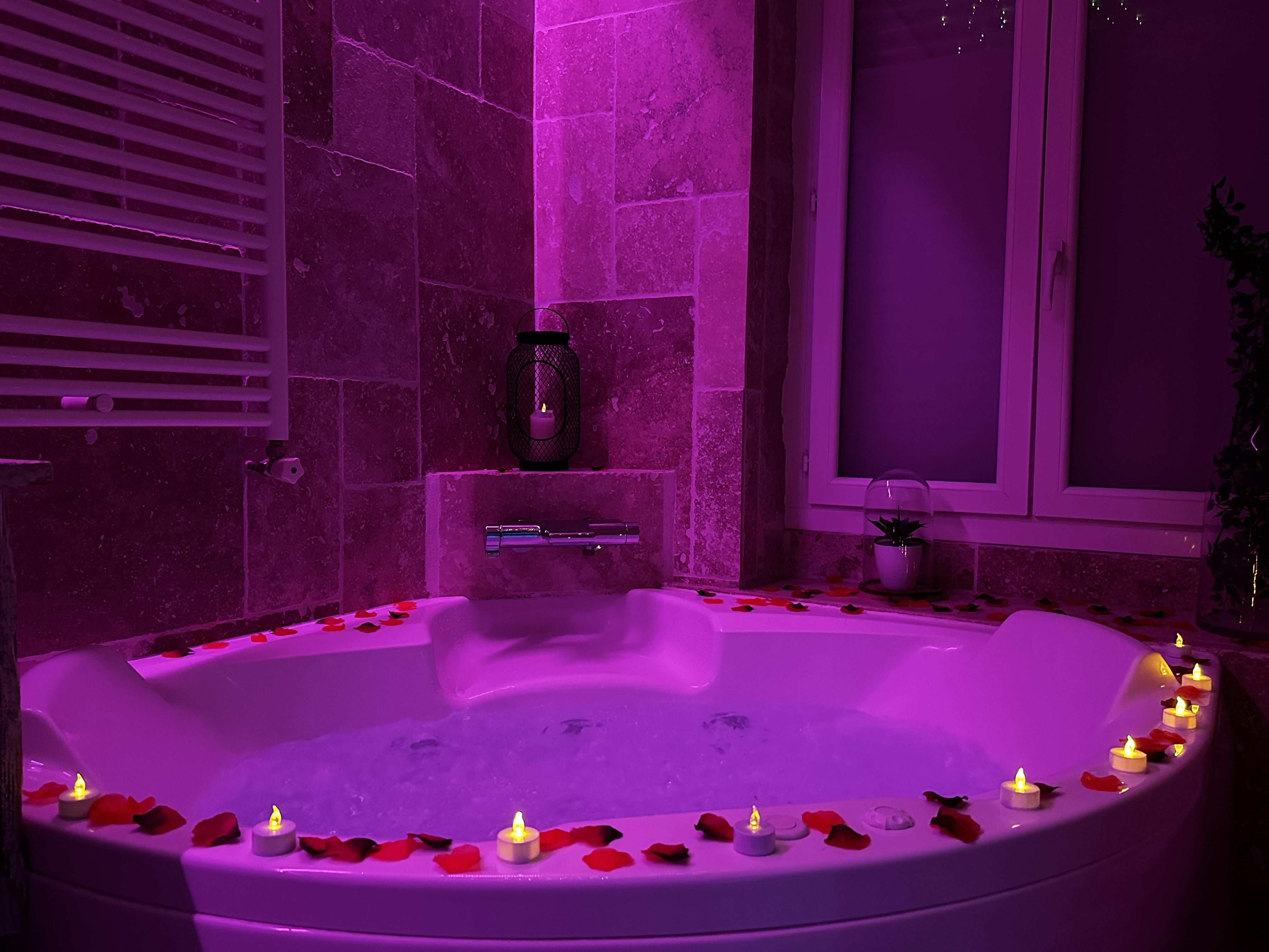 Glam Appart Spa Cosy — Appartement avec jacuzzi à Côte-d'Or à Dijon — détail architectural