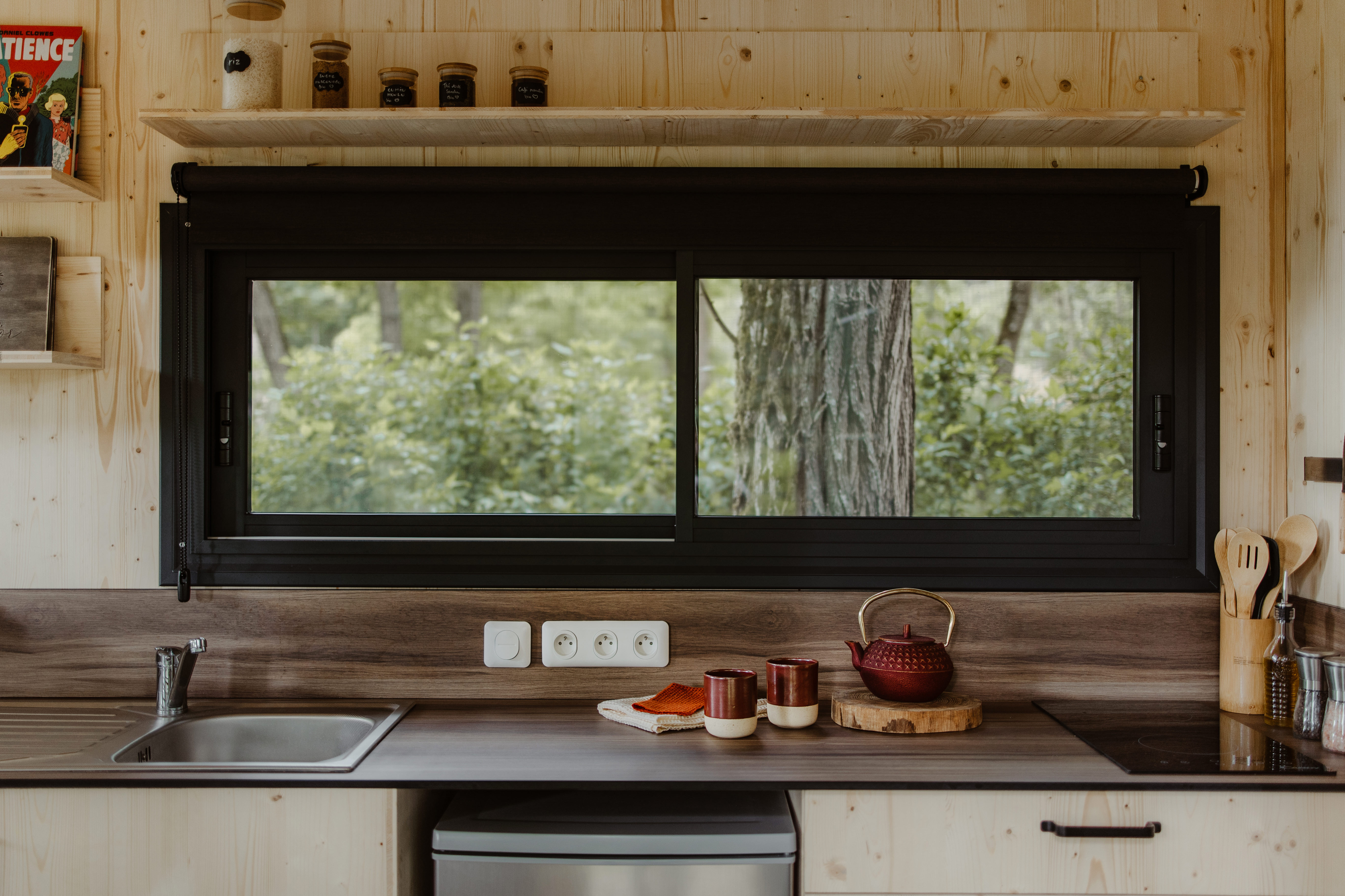 Mira — Tiny House avec vue exceptionnelle à Loiret à Olivet — cuisine