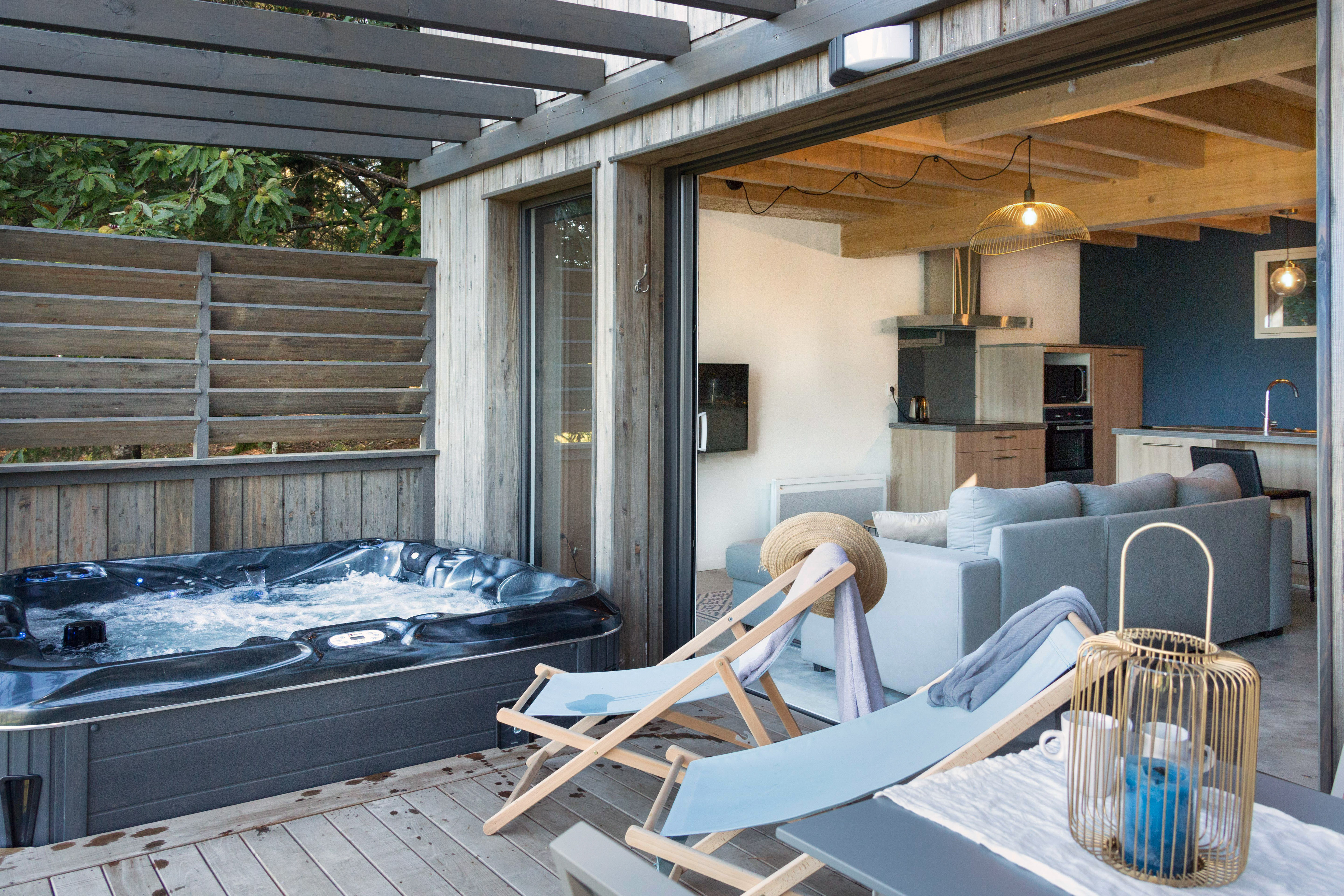 Lodge Spa Henry : une immersion dans la nature limousine à Palazinges — chambre