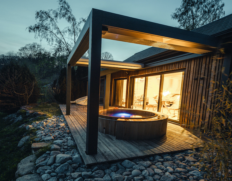 Lodge Spa privatif Songe : une évasion sensorielle en Auvergne à Marchal — cuisine