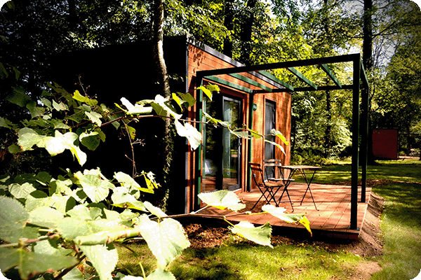 Les Lodges de Vaugrigneuse — Cabane avec spa à Vaugrigneuse à Vaugrigneuse — détail architectural