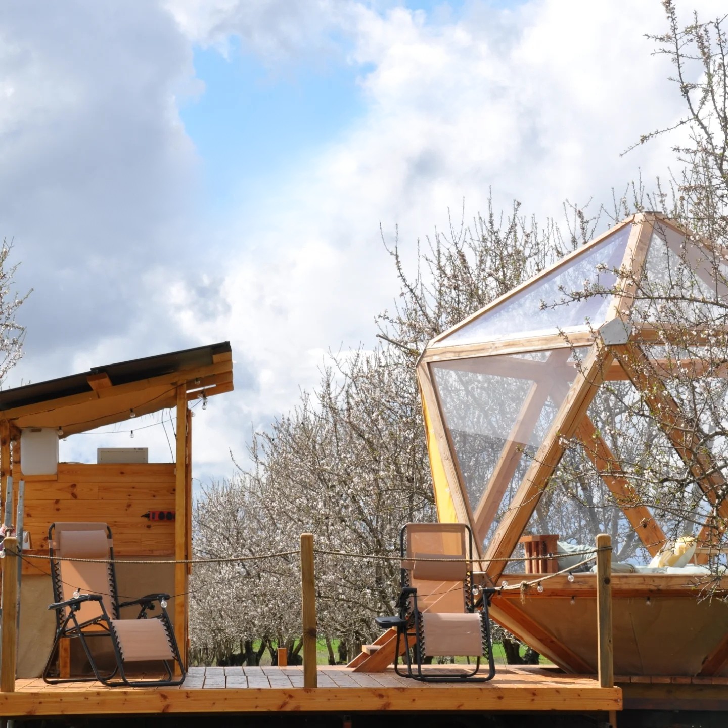 La bulle Ico : un dôme enchanteur en Provence à Valensole — espace de vie