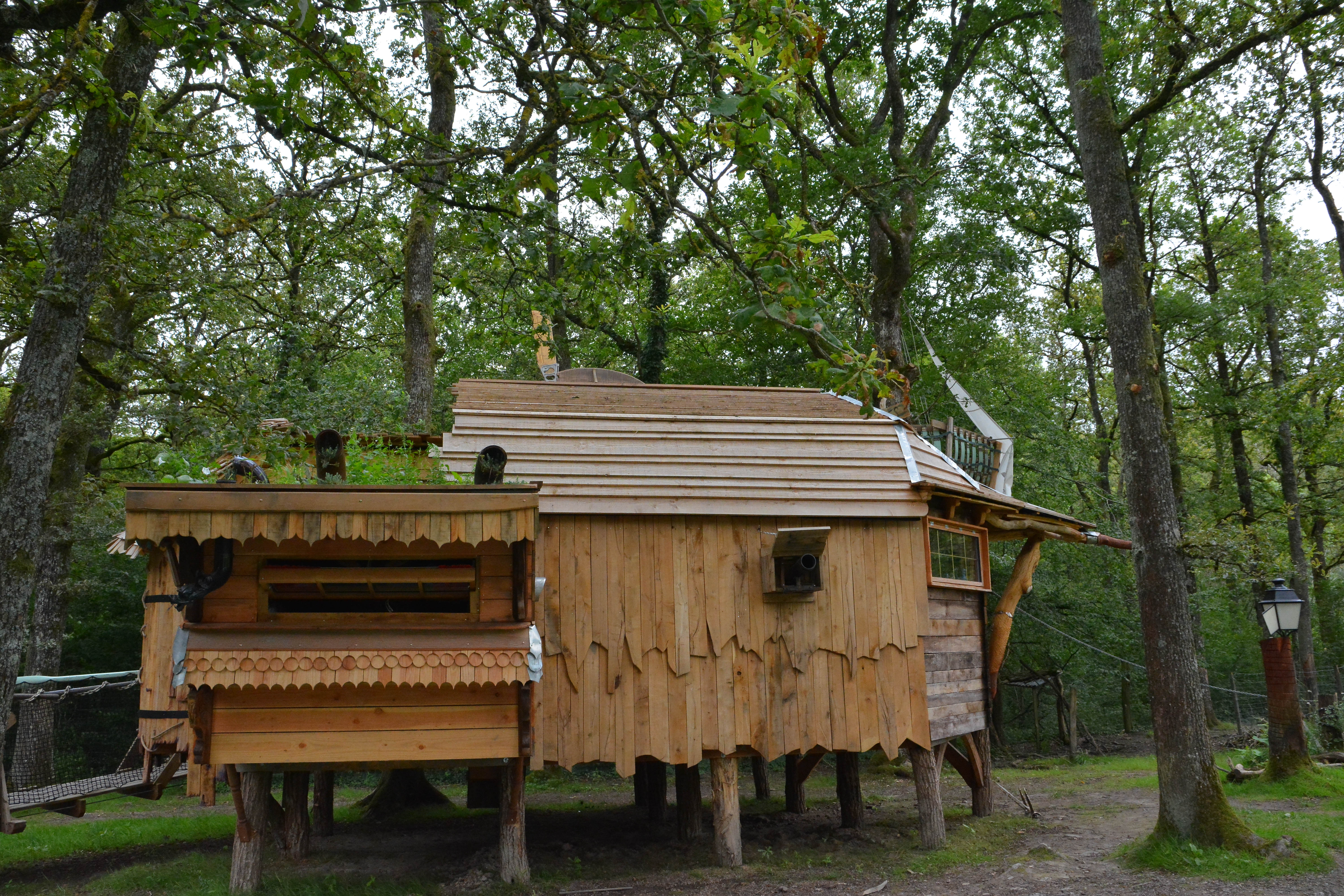 Cabane Atlanthies : une immersion en pleine nature à Vittel — vue intérieure
