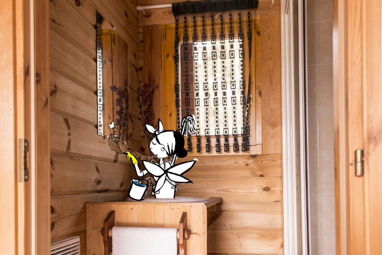 Le Chalet Lumineux — Chalet avec spa à Tarn à Albi — vue depuis la terrasse