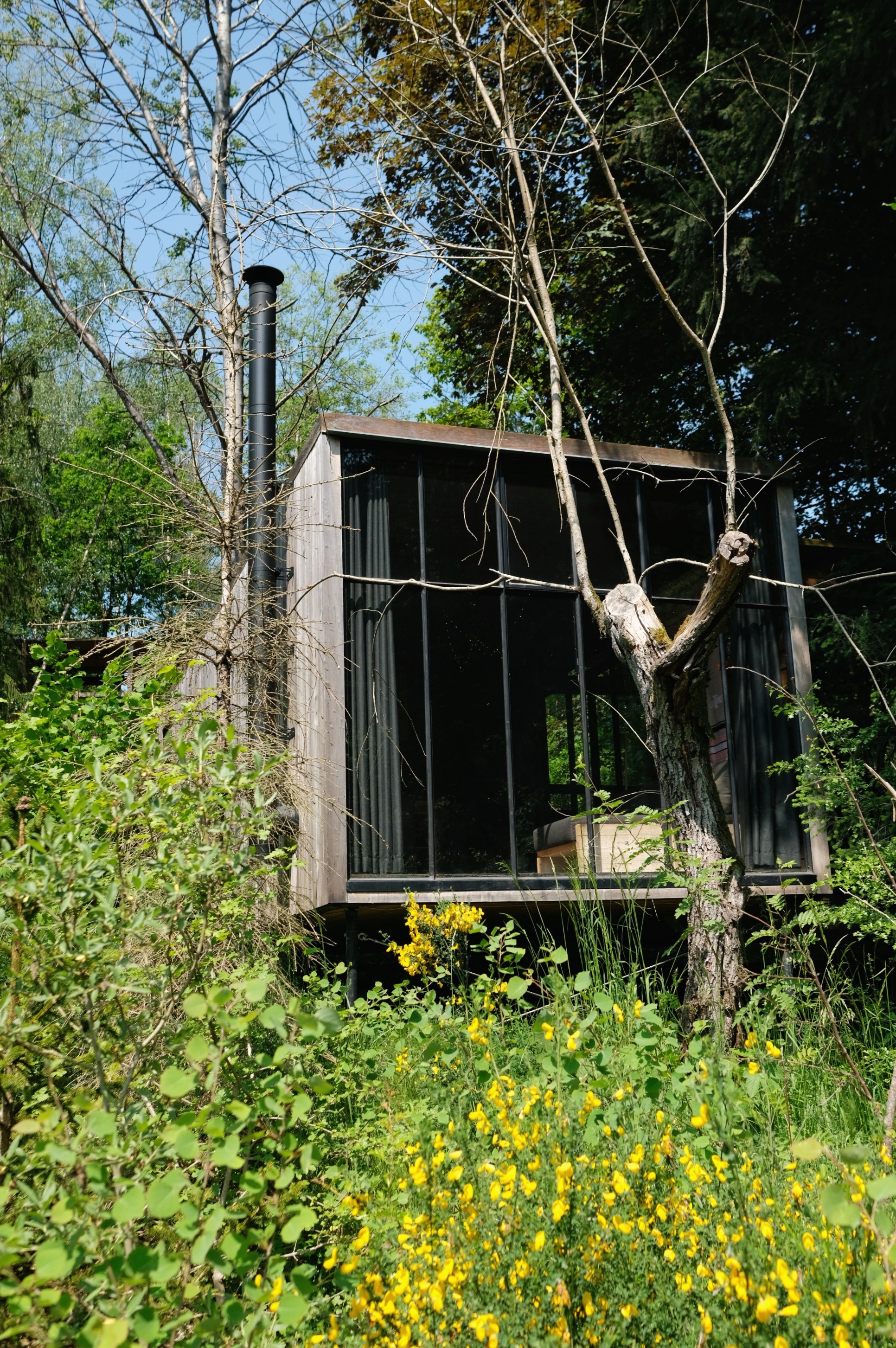 Nutchel Cabane Cosy — Séjour apaisant avec spa à Bas-Rhin