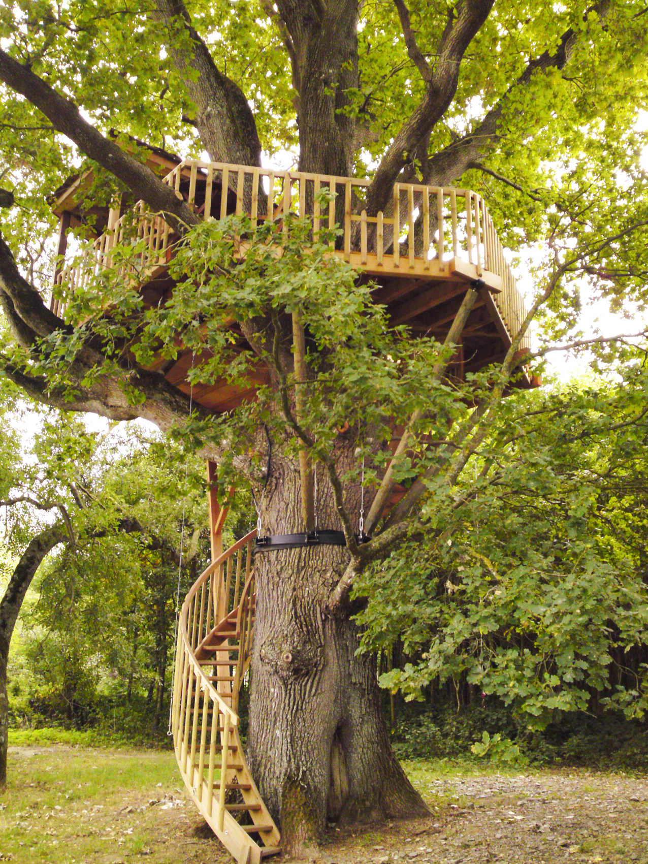 Bruit d'O — Cabane dans les arbres à 8m de hauteur en Maine-et-Loire à Sèvremoine — salle de bain