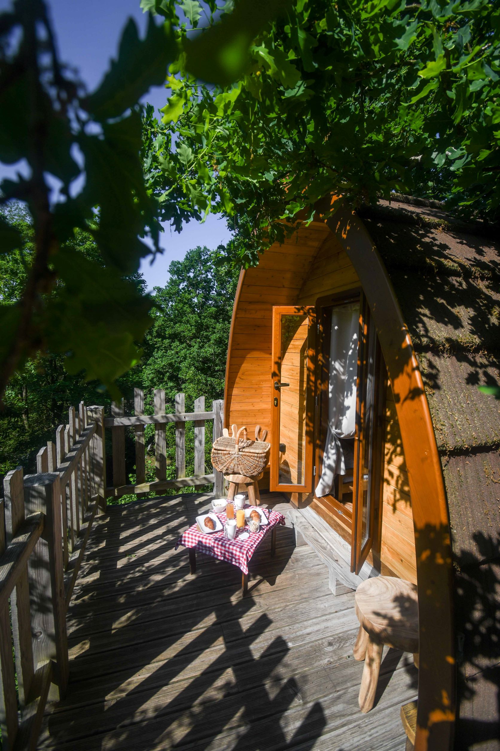La Cabane Spa Le Charme : une expérience unique en Picardie à Rosoy-En-Multien — chambre