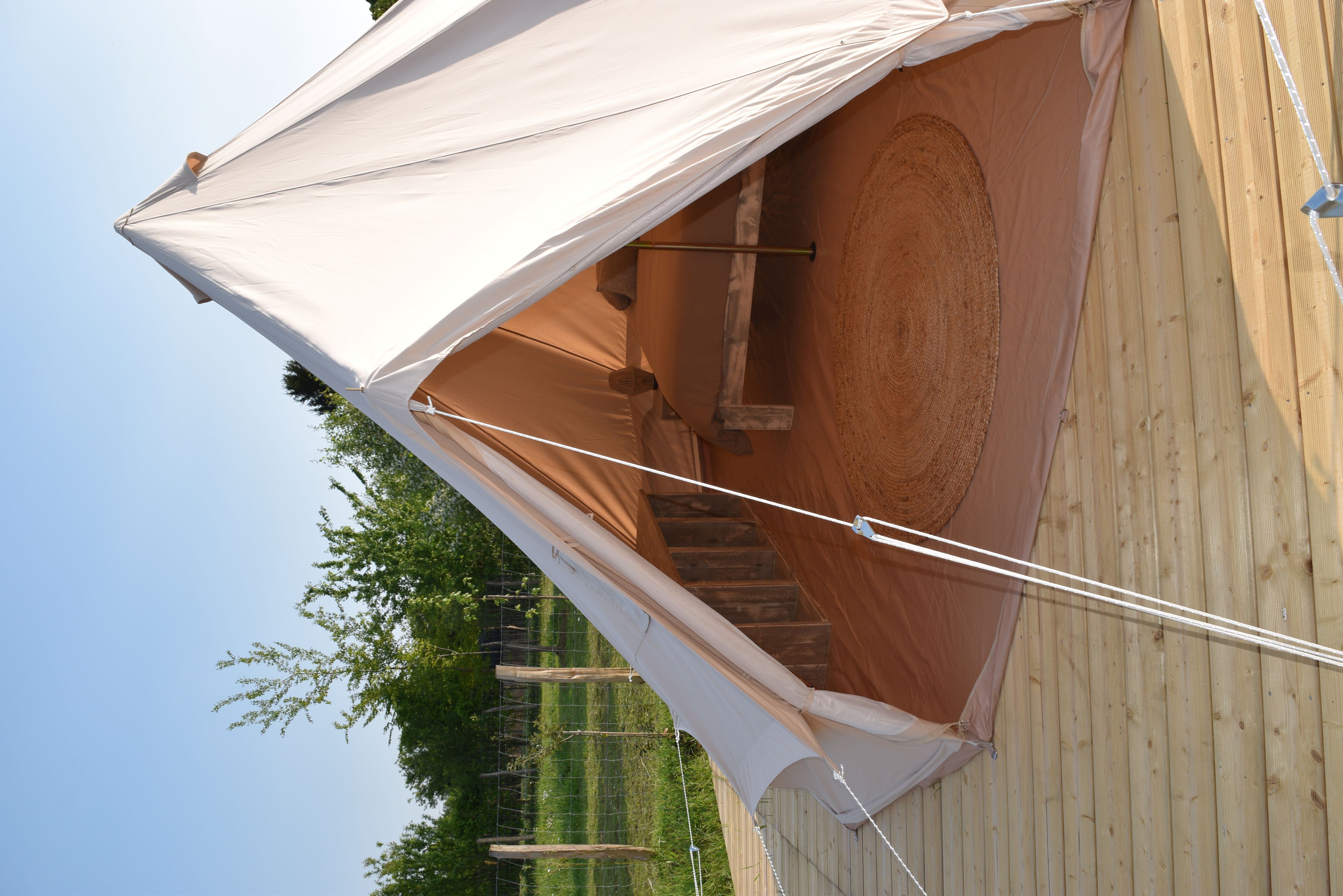 Tente Lima — Séjour nature avec spa à Maine-et-Loire à Blaison-Saint-Sulpice — salle de bain
