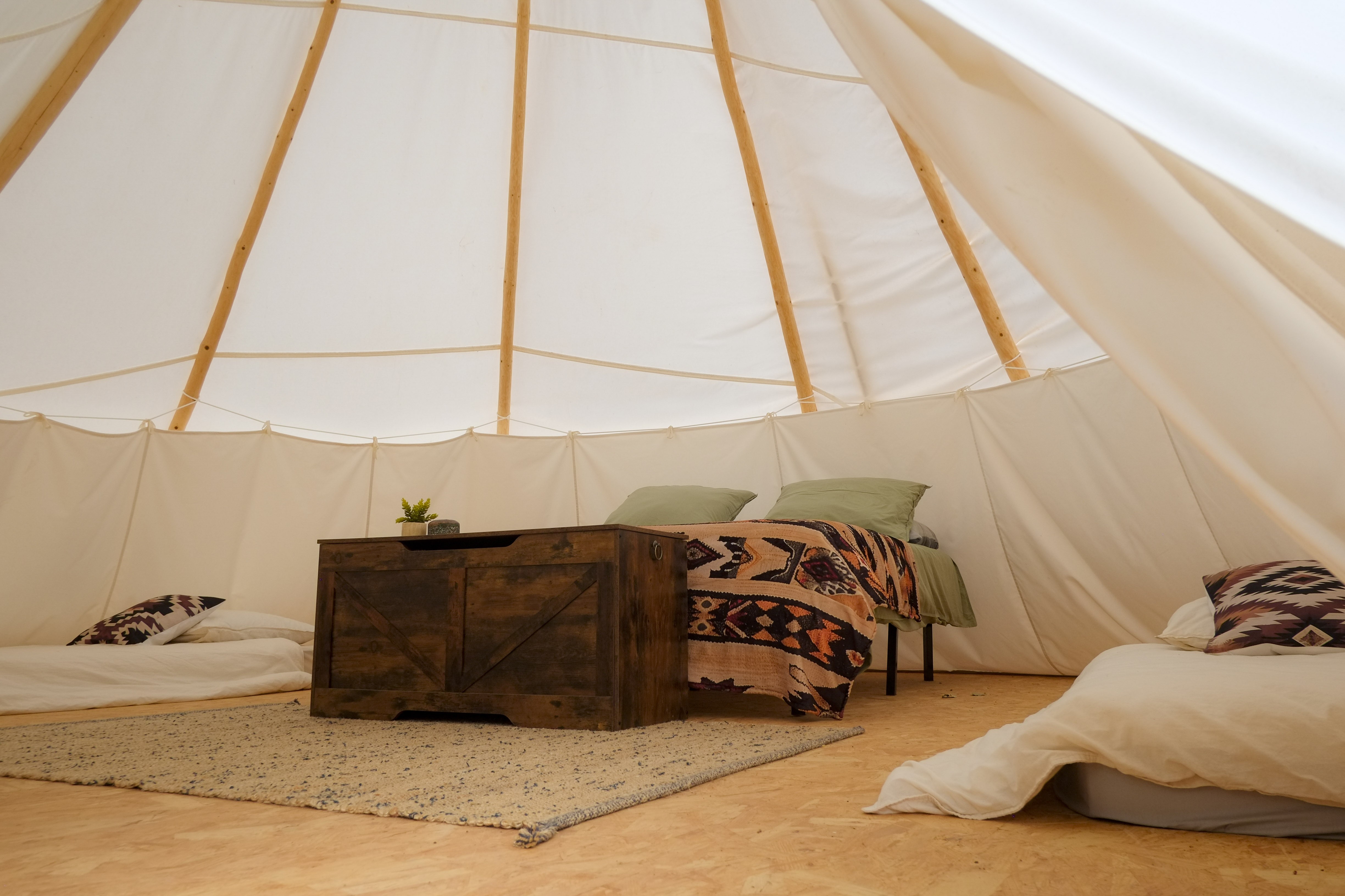 Tipi Jerolamo — Séjour nature sous un grand chêne à Hérault