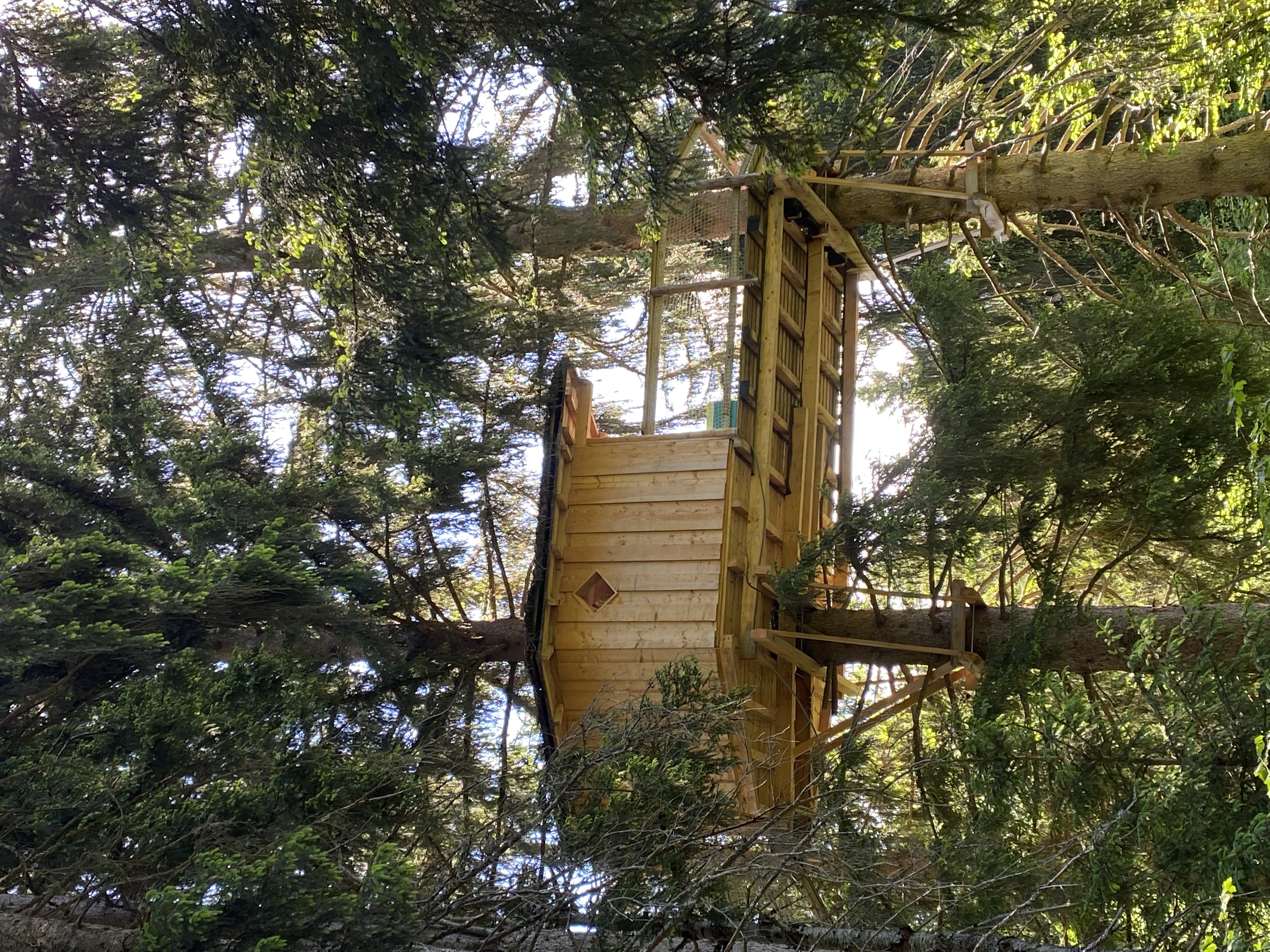 Cabane la 3 Monts — Nuit perchée à 10m face au Mont Blanc en Haute-Savoie — Cabane dans les arbres à Chamonix-Mont-Blanc
