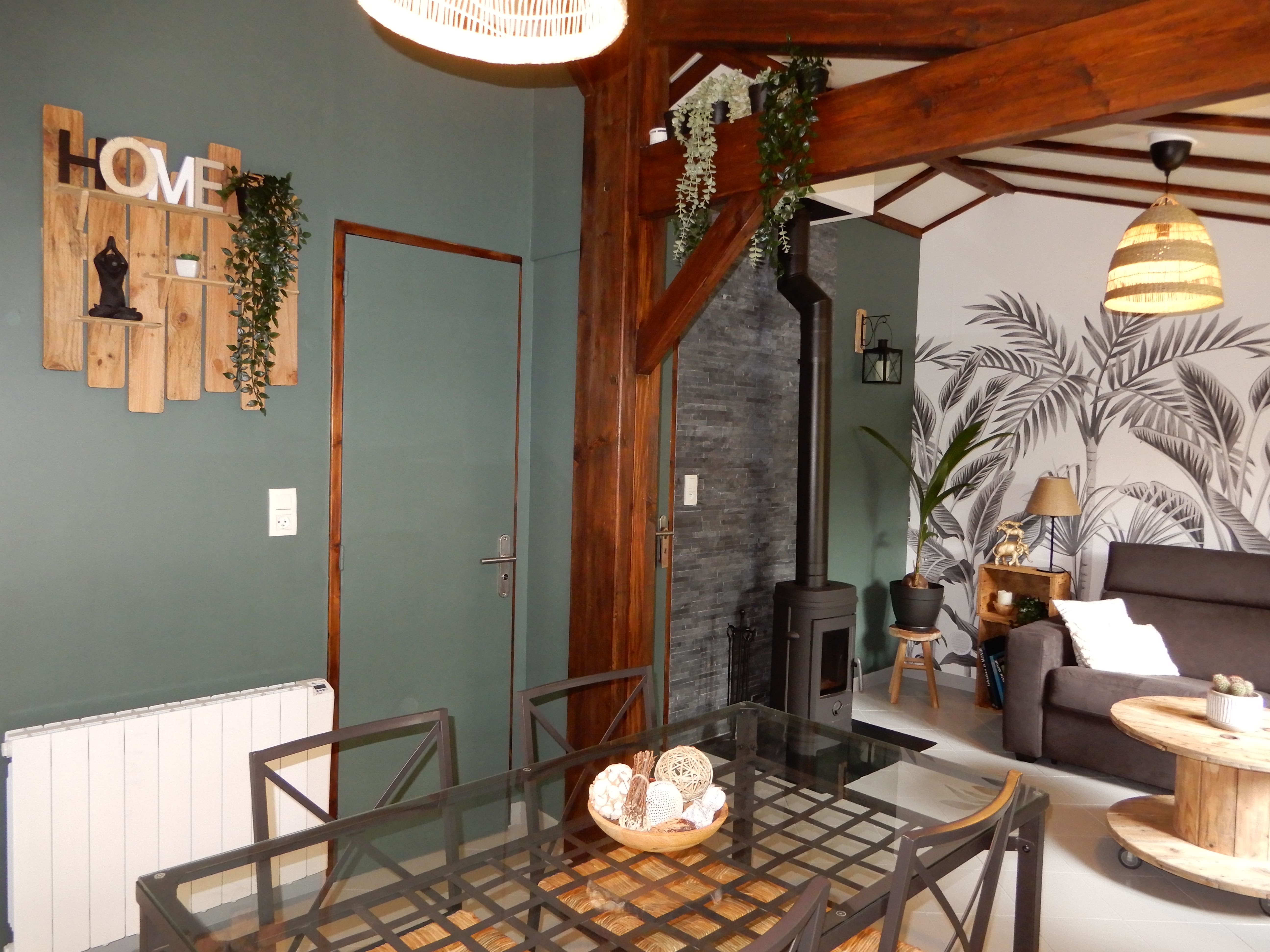 Le Cottage Exotique & SPA — Chalet bien-être à Eure à Évreux — vue intérieure