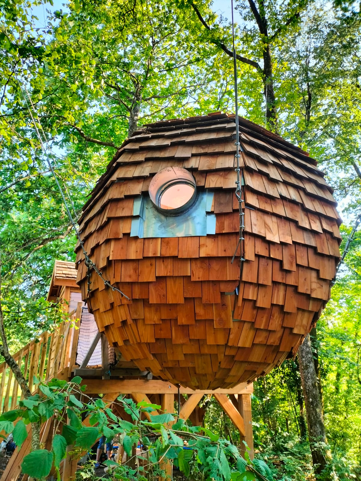 Cabane lov'nid spa Tromso : une évasion sensorielle en Pays de la Loire à La Baconnière — vue intérieure