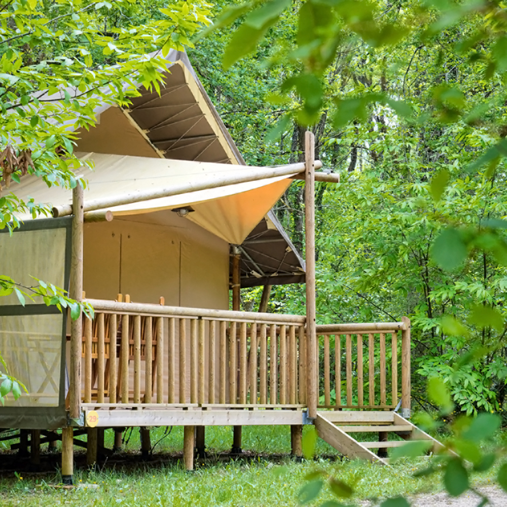 Lodge Evasion — Glamping avec spa à Lot