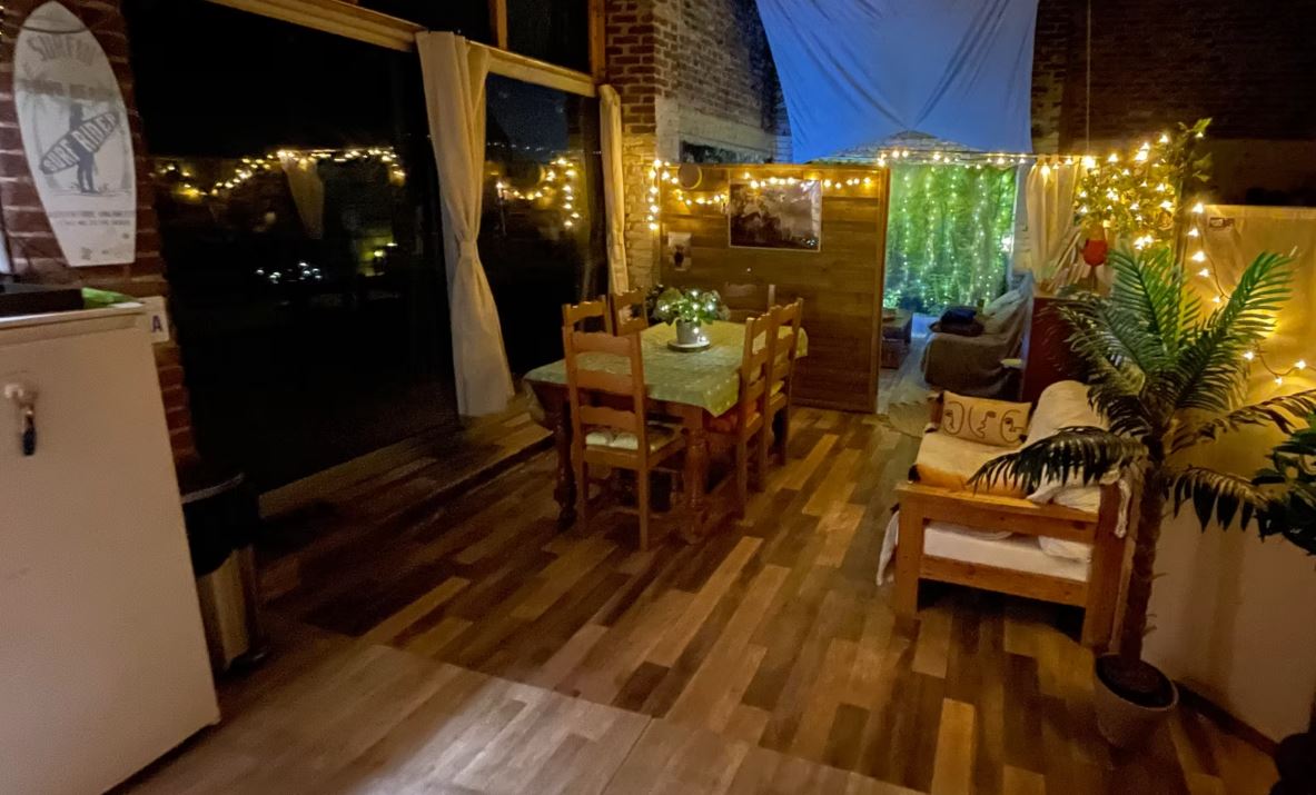 La cabane "L'Atelier du Peintre" — Cabane sur pilotis avec spa à Nord à Le Cateau-Cambrésis — cuisine