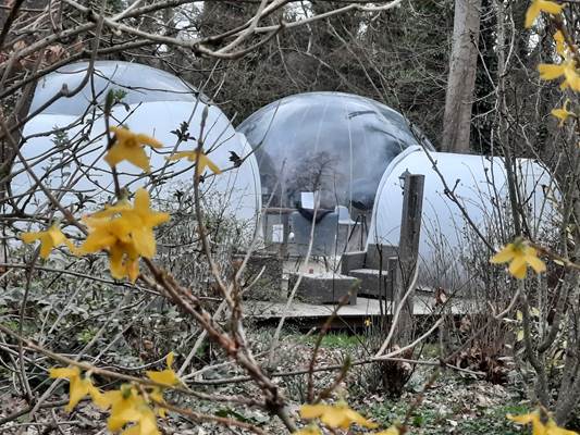 Maison bulle - Au Calme Absolu — Nuit insolite avec spa à Yonne à Auxerre — chambre