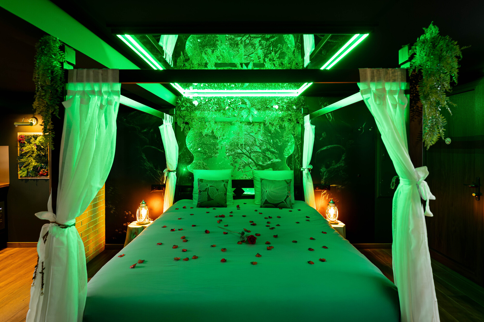 La Forêt Enchantée — Love Room avec Jacuzzi à Schirrhein (Bas-Rhin) à Schirrhein — espace de vie
