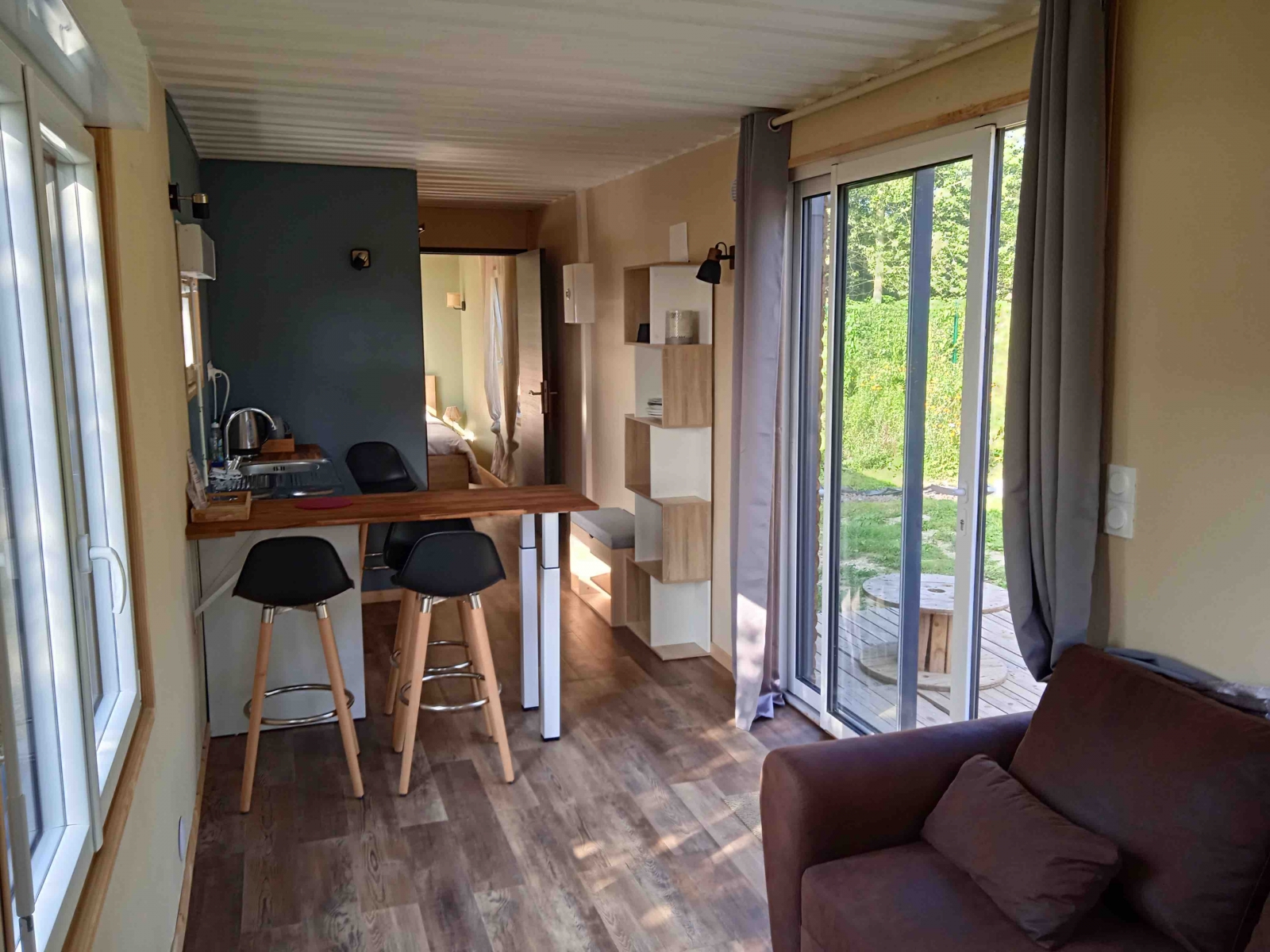 Conteneur du lac — Ecolodge avec spa à Pas-de-Calais à Béthune — salle de bain