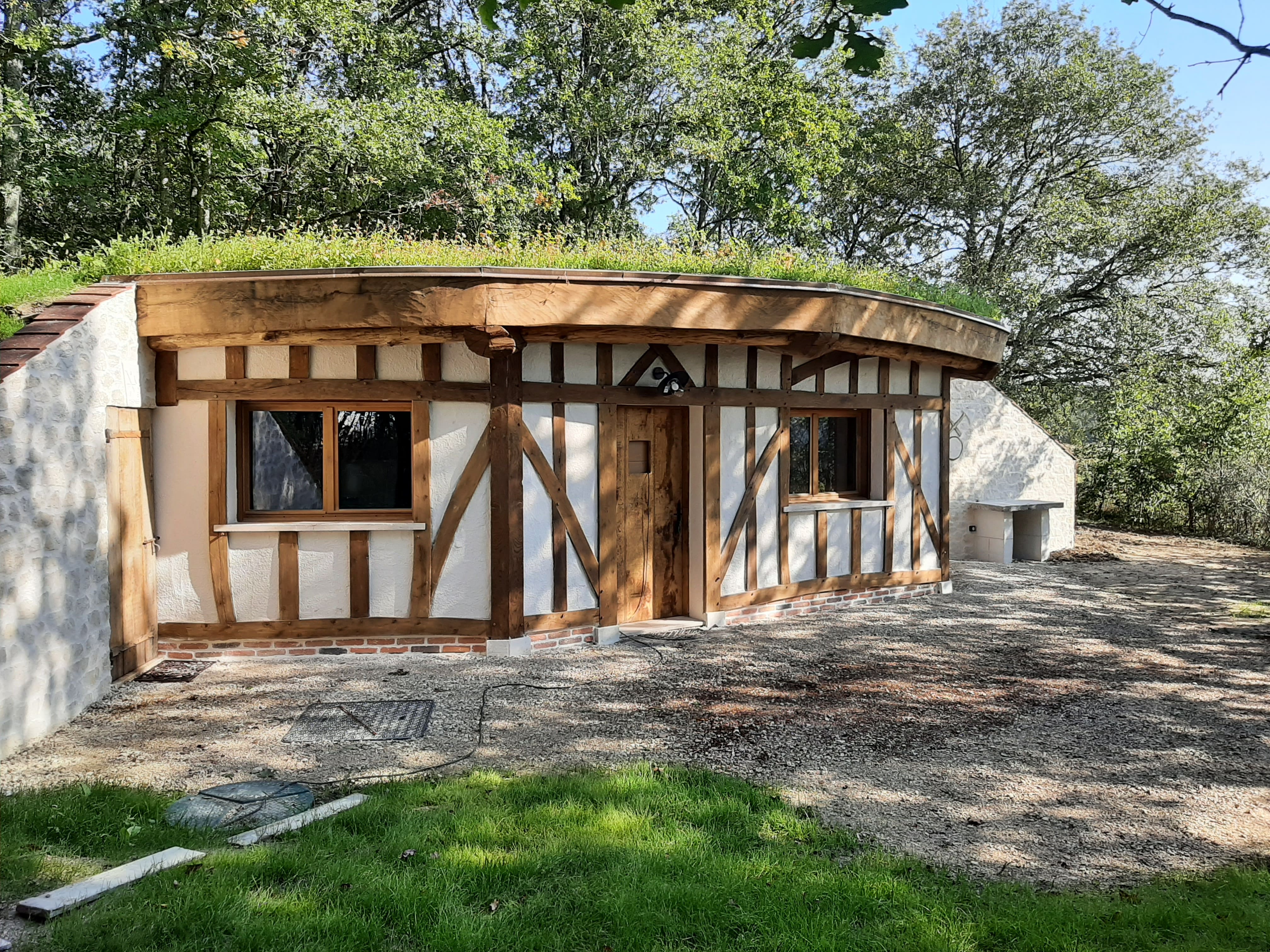 Cul de Loup — Cabane végétalisée avec spa à Chambord (Loir-et-Cher) à Chambord — vue intérieure