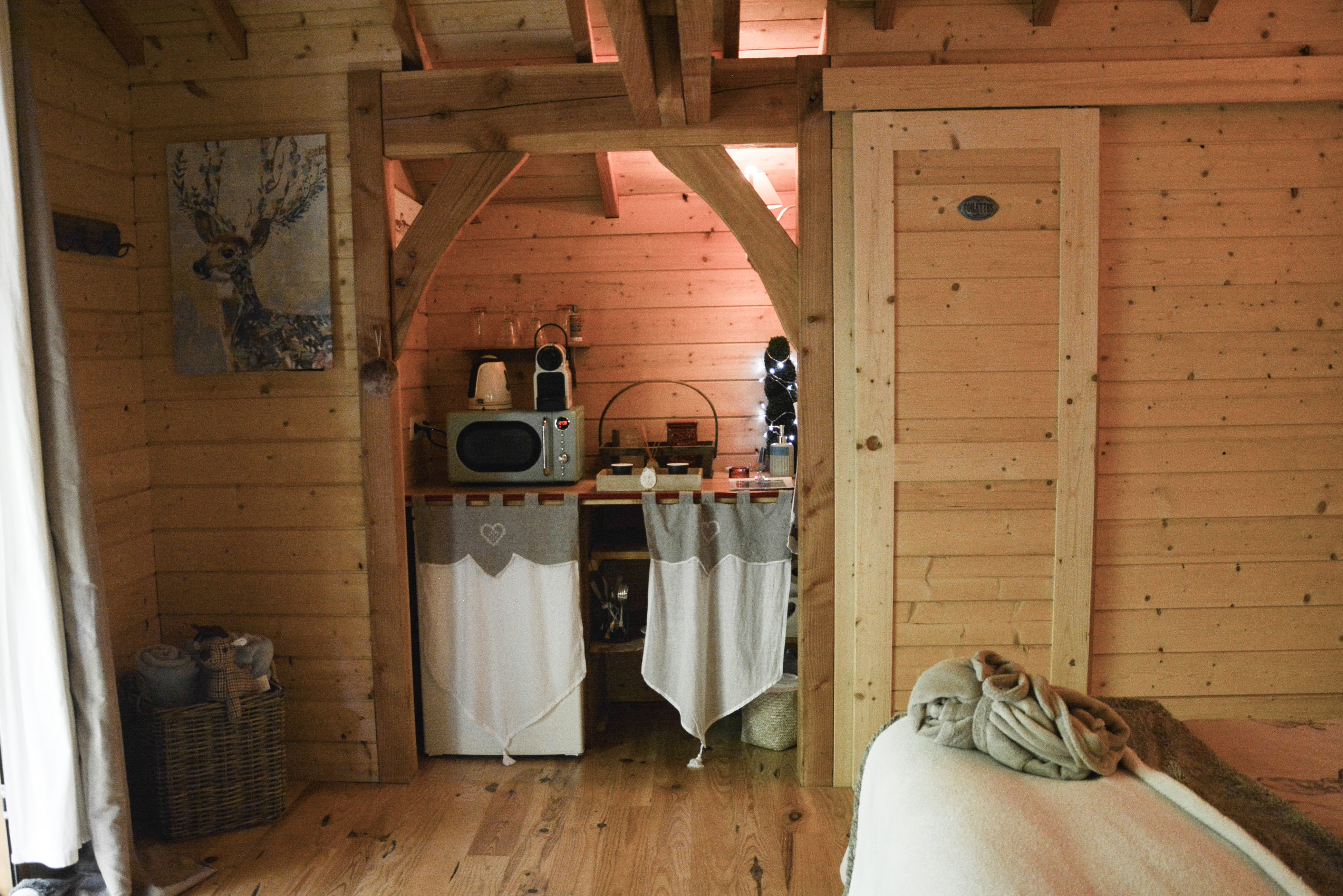La Cabane Perchée d'Hossegor — Cabane dans les arbres à 4m de hauteur dans les Landes à Hossegor — salle de bain